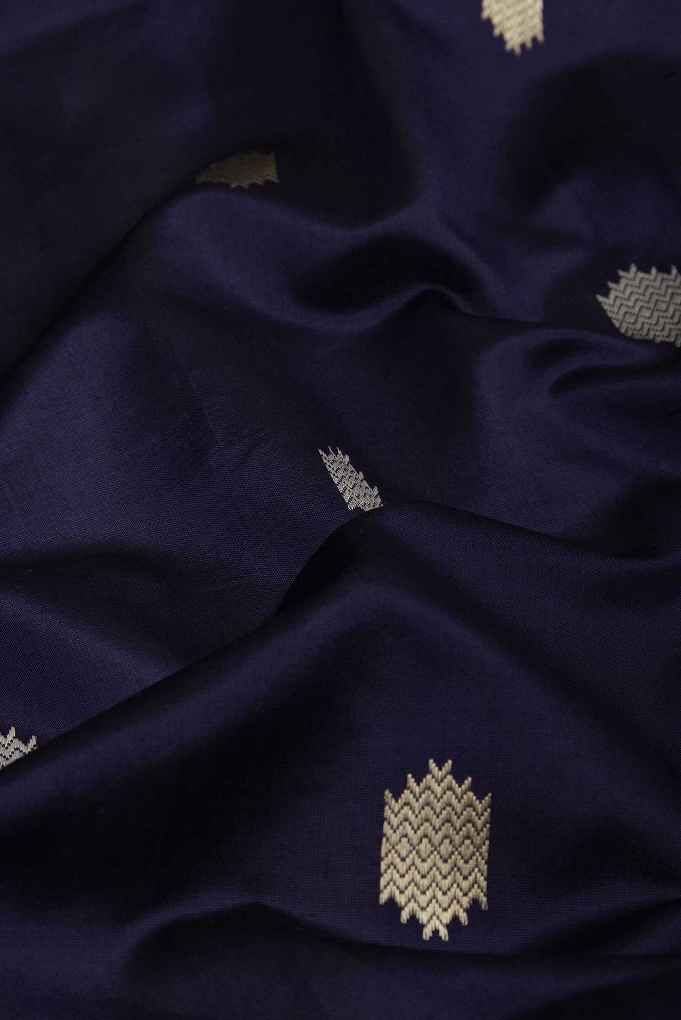 Blue Banarasi Katan Silk Saree