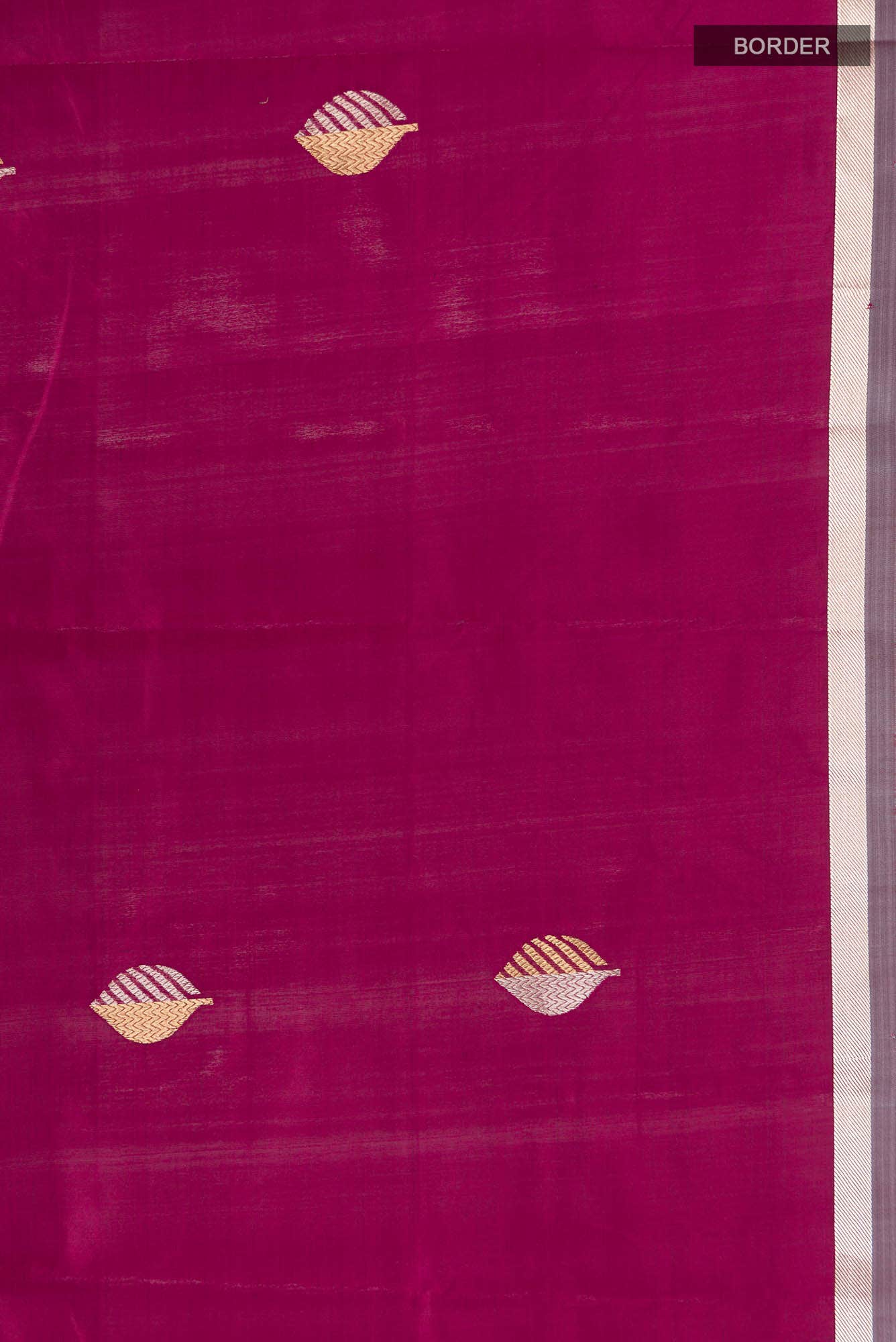 Dark Pink Banarasi Katan Silk Saree