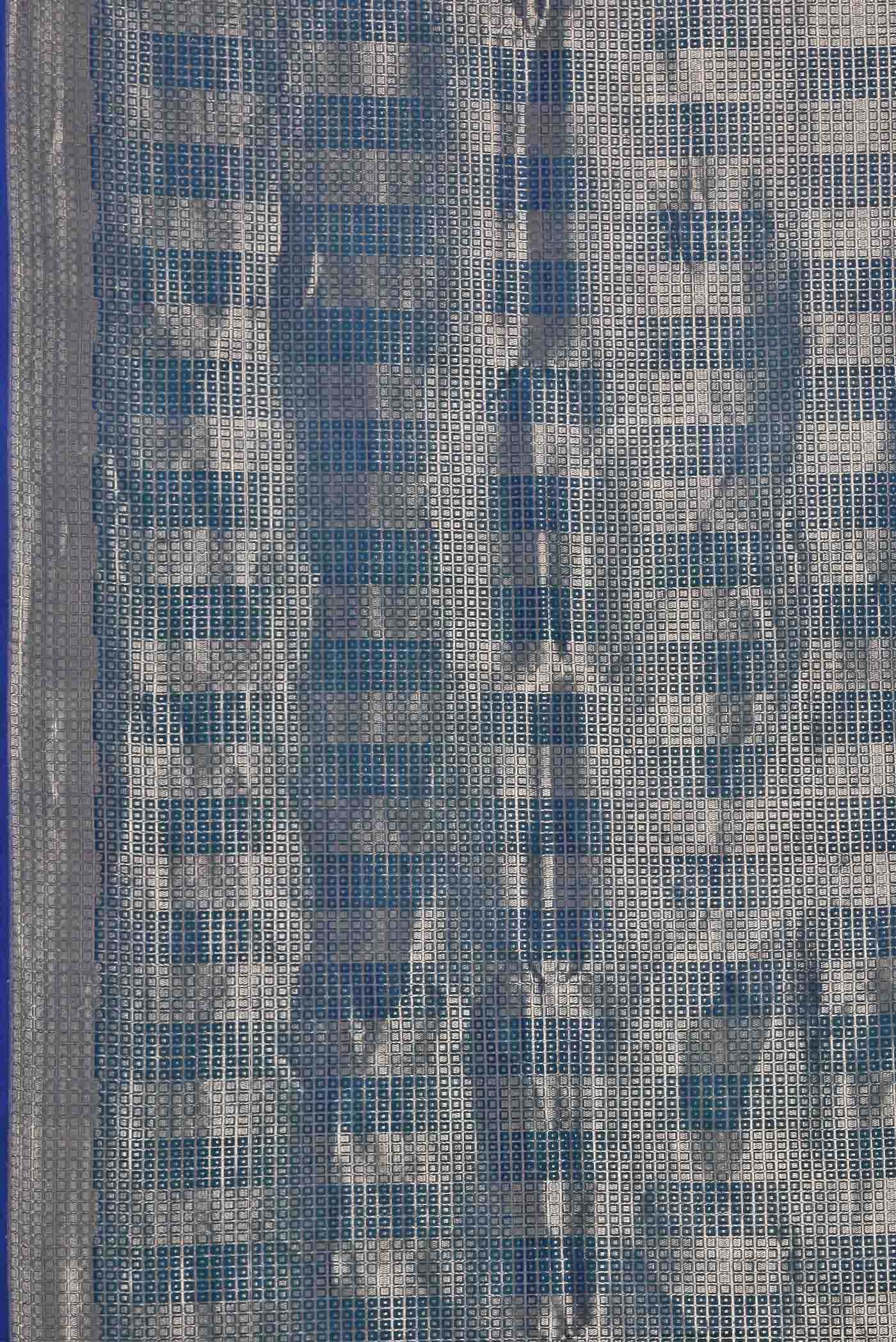Blue Banarasi Silk Saree