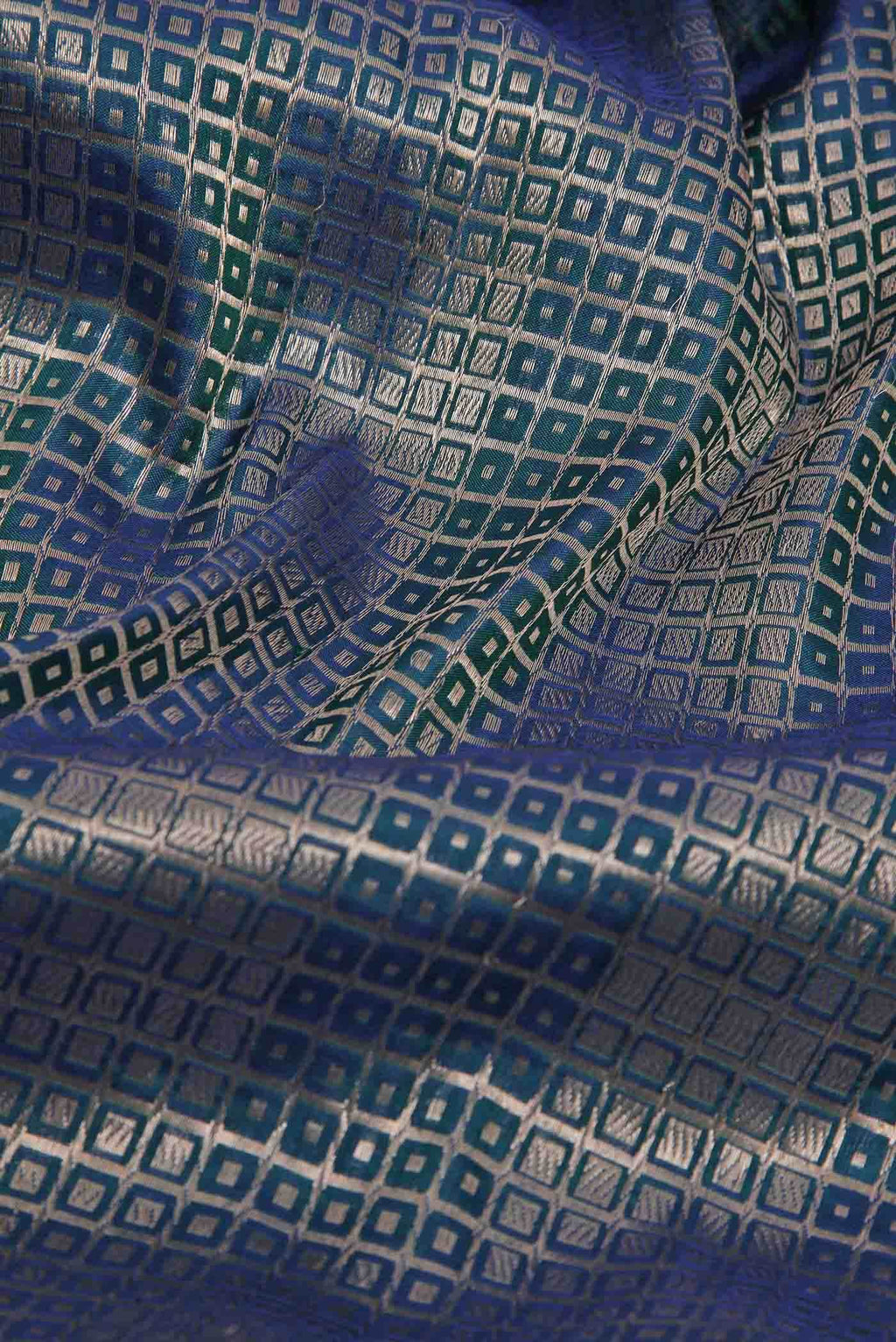 Blue Banarasi Silk Saree