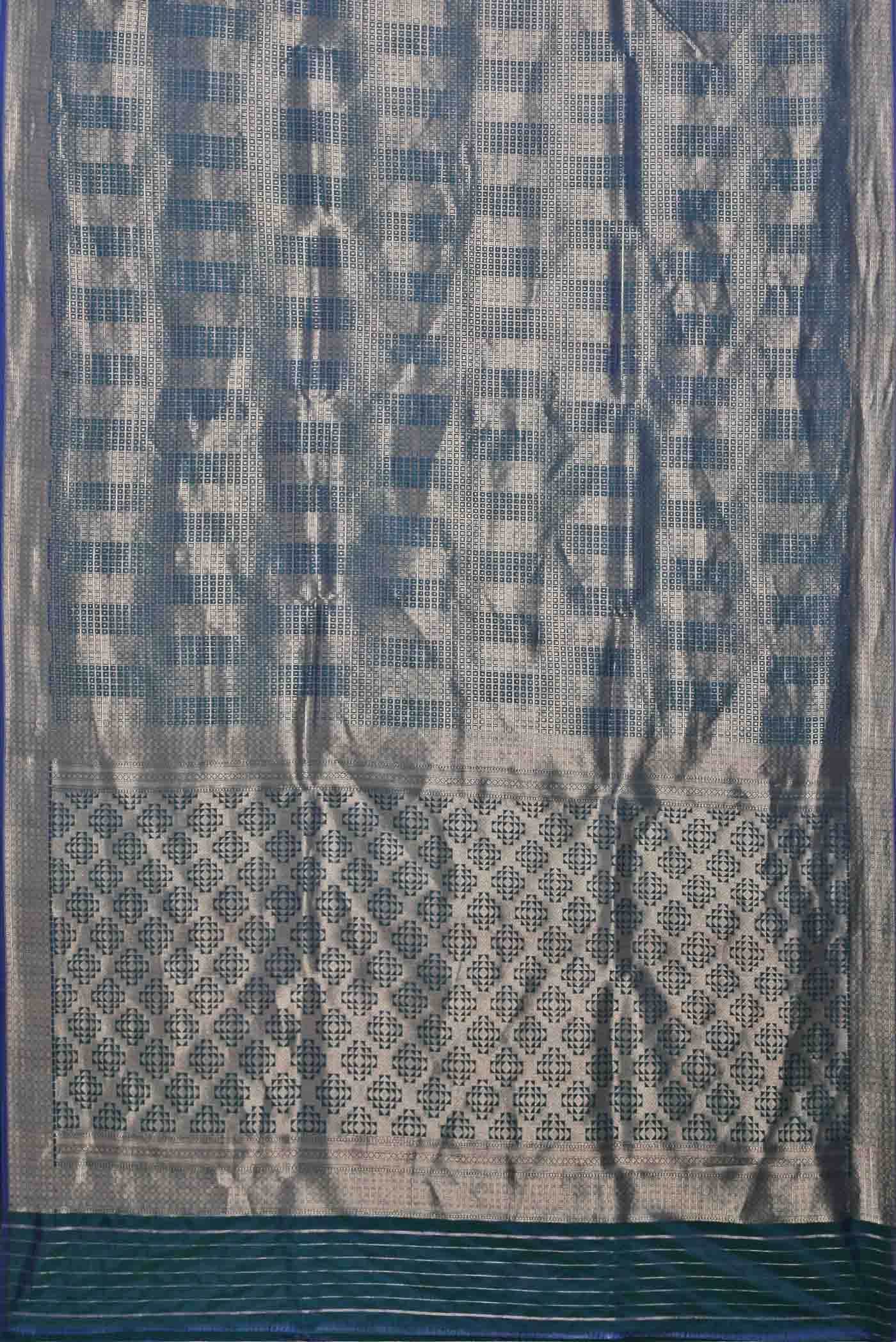 Blue Banarasi Silk Saree