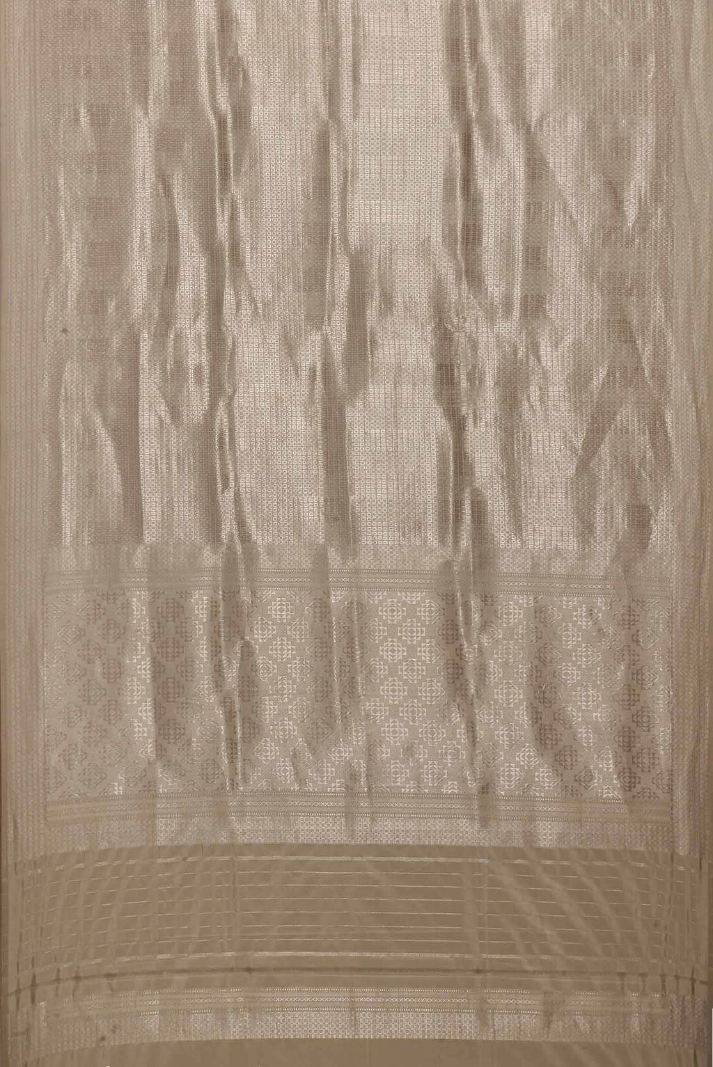 Beige Banarasi Silk Saree