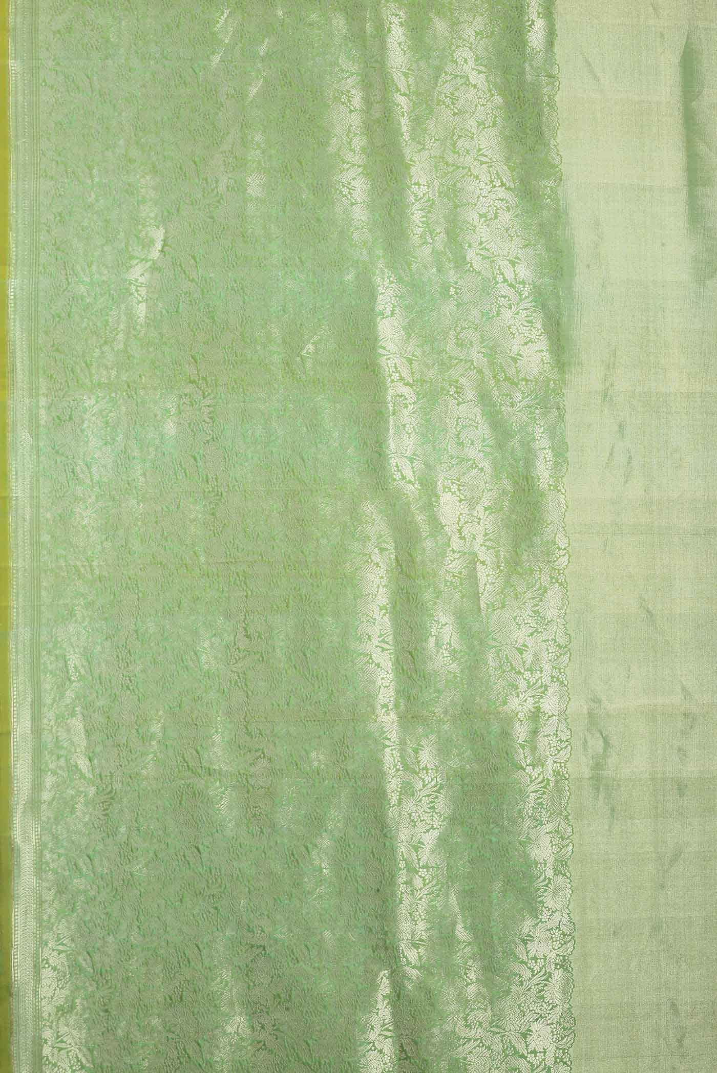 Green Banarasi Silk Saree