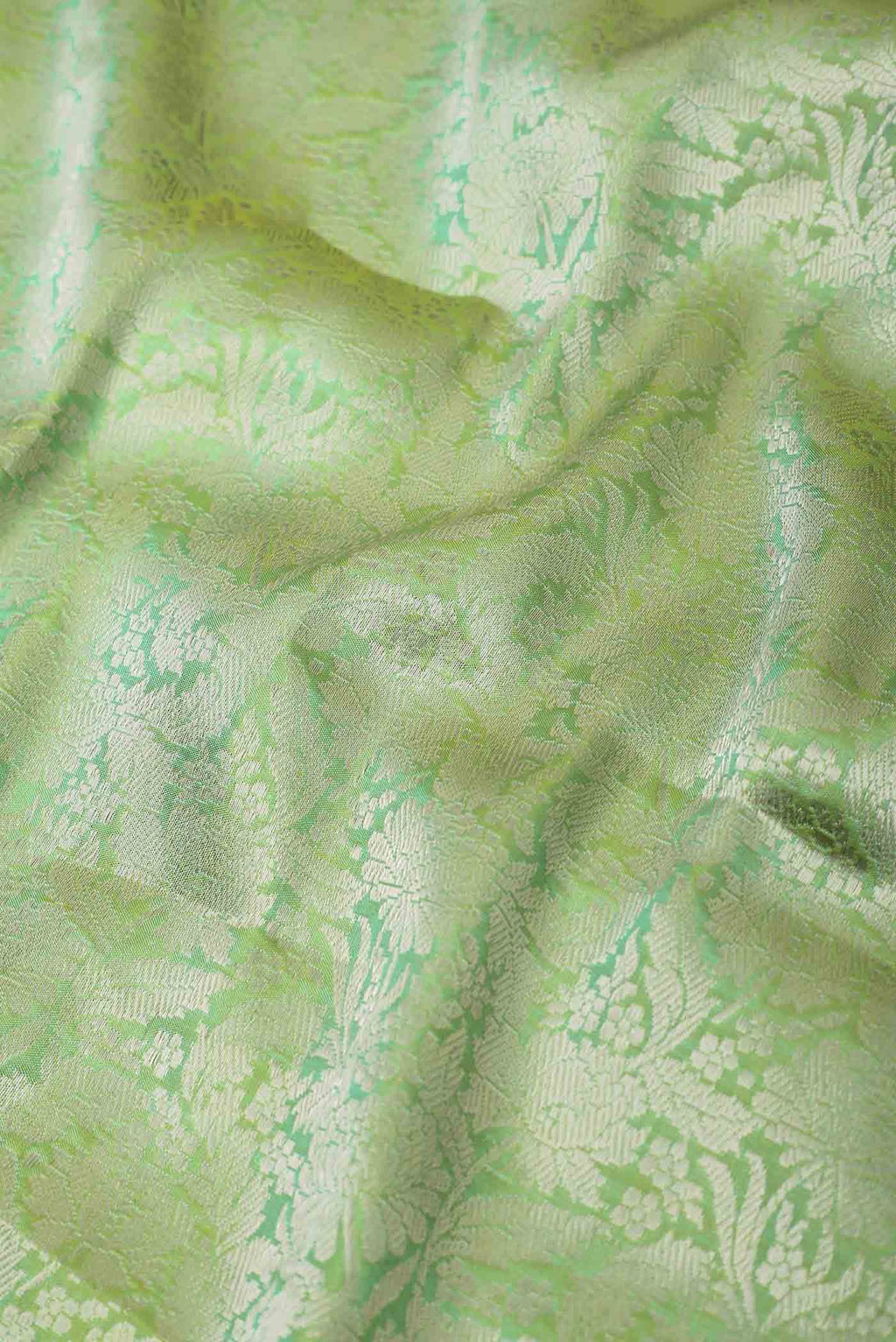 Green Banarasi Silk Saree
