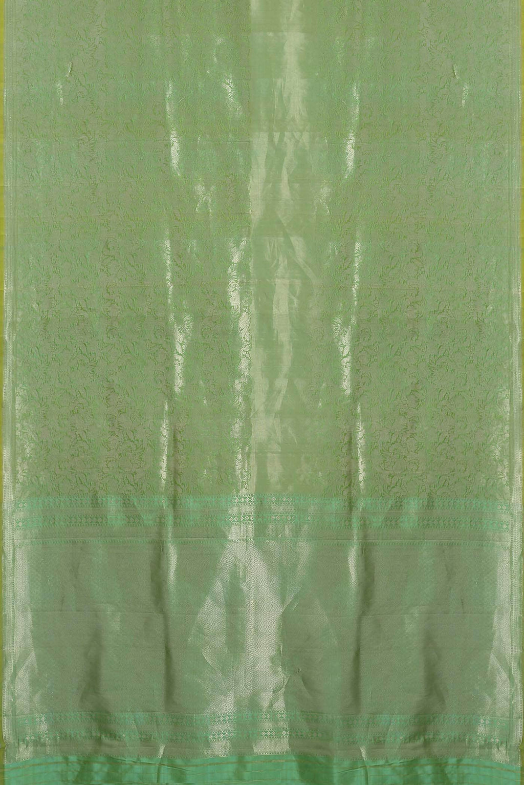 Green Banarasi Silk Saree