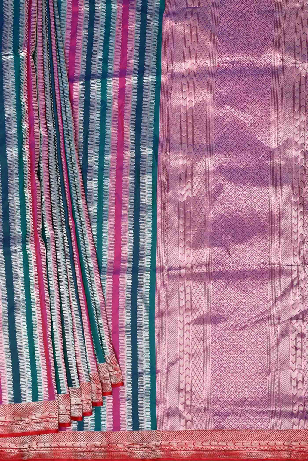 Blue Banarasi Silk Saree