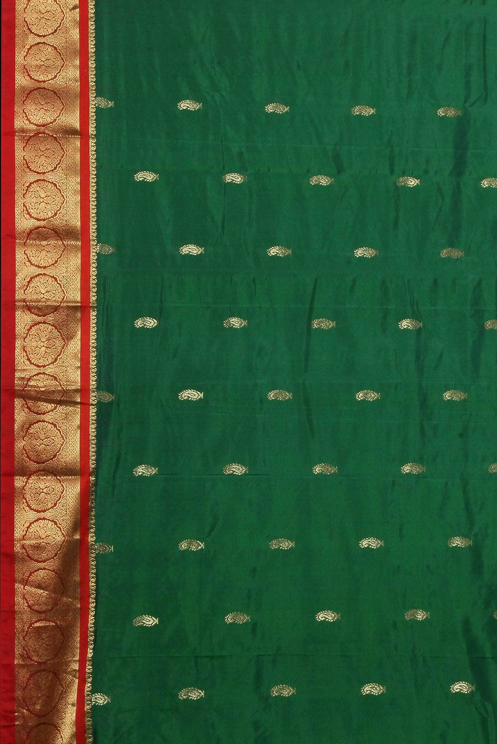 Green Bangalore Silk Saree