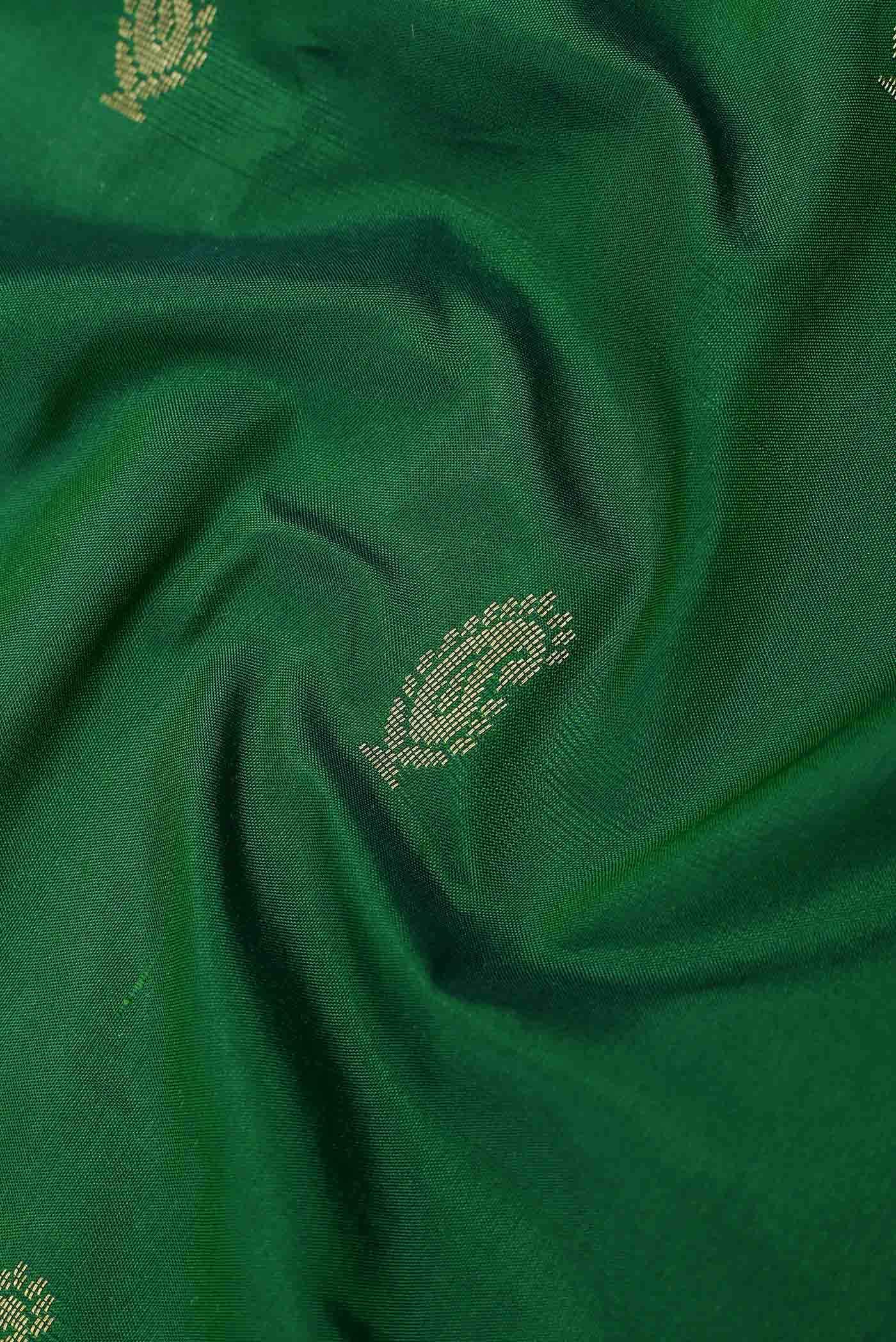 Green Bangalore Silk Saree