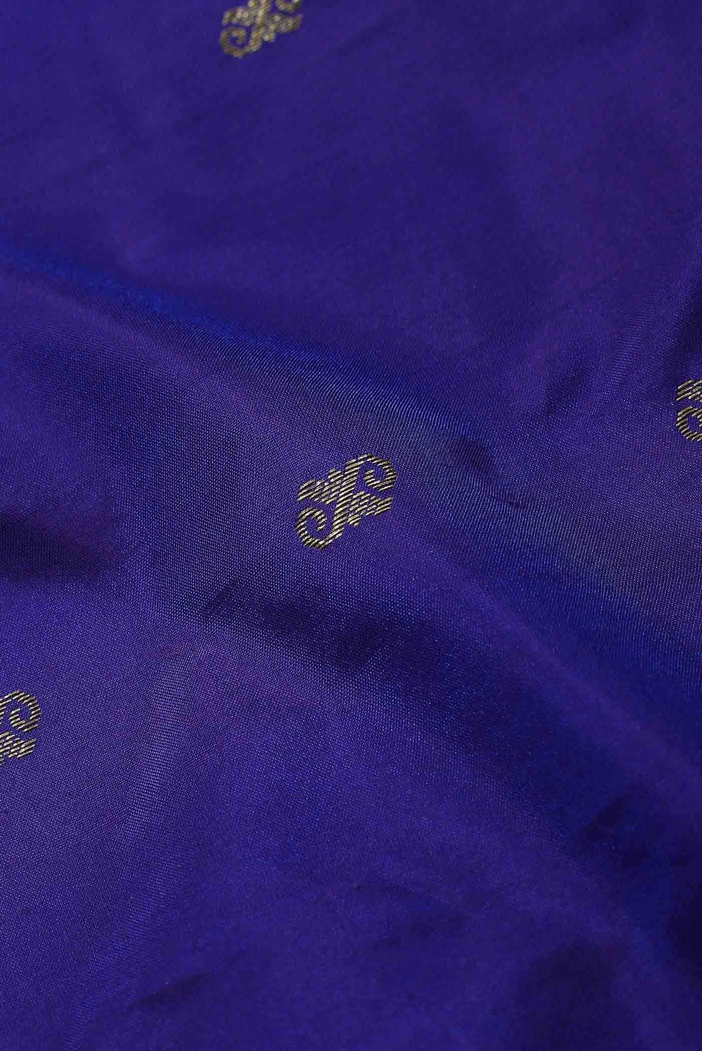Blue Kanchipuram Silk Saree