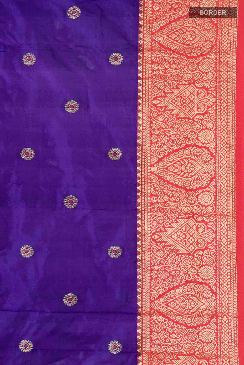 Blue Blended Bangalore Silk Saree
