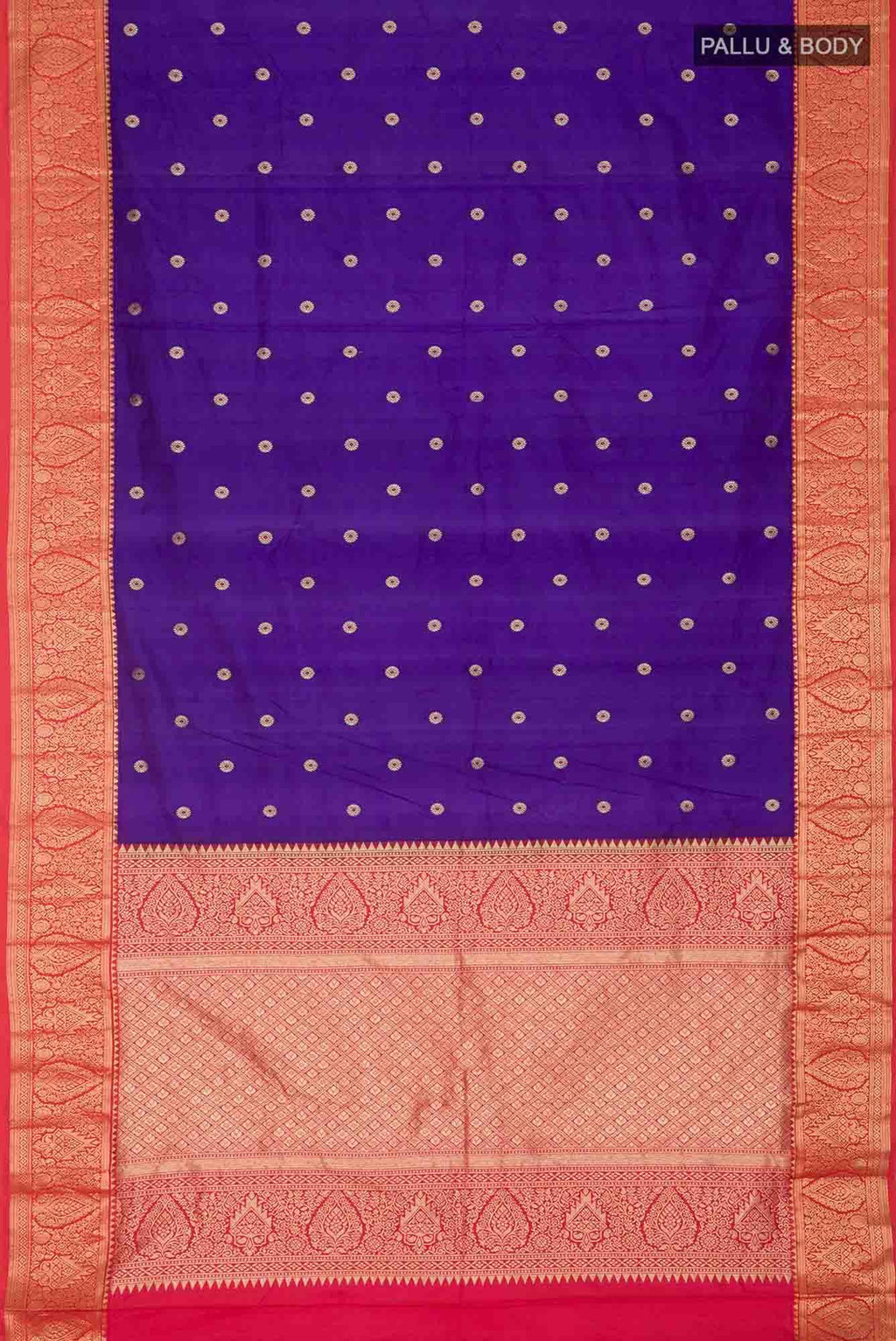 Blue Blended Bangalore Silk Saree