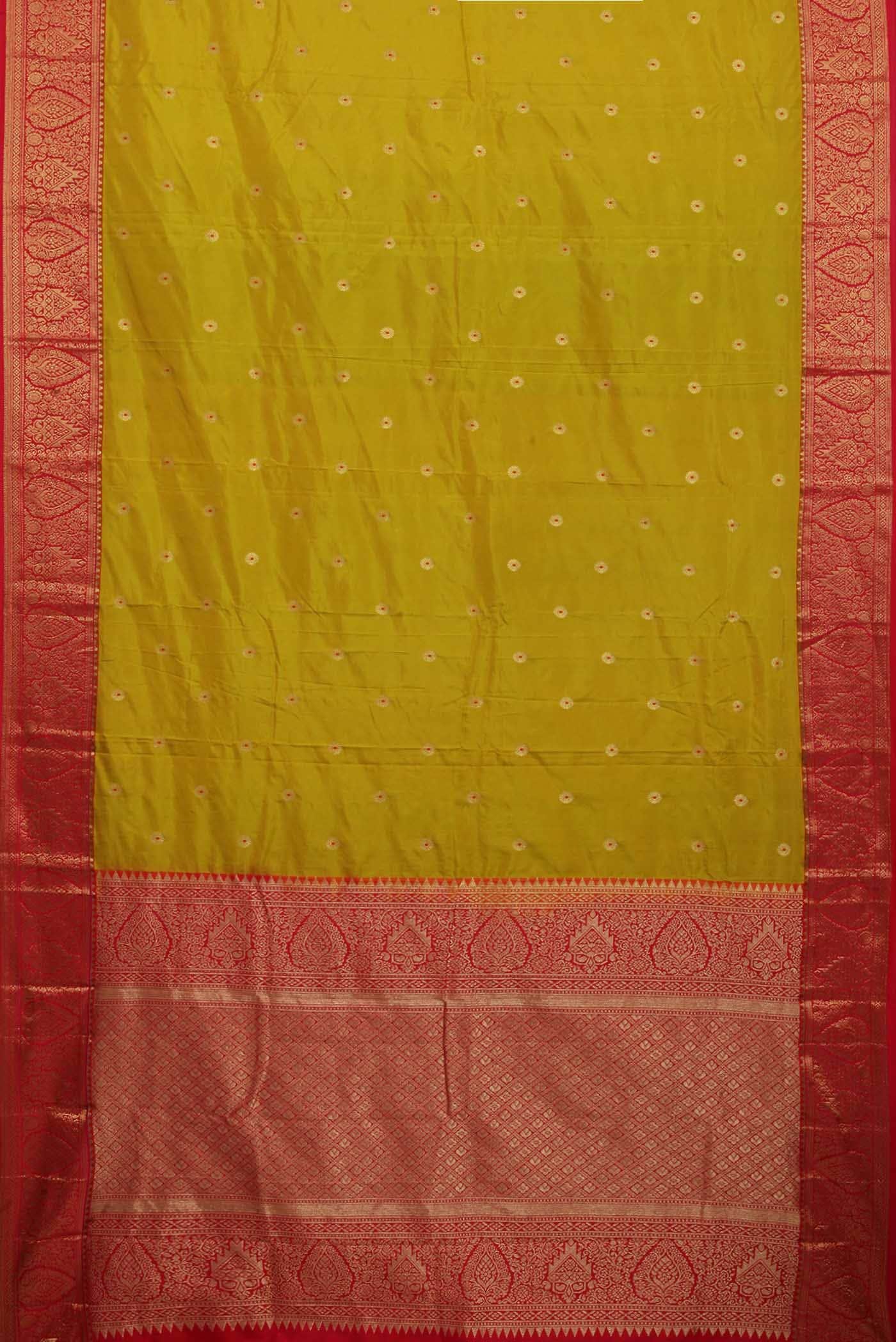 Green Bangalore Silk Saree