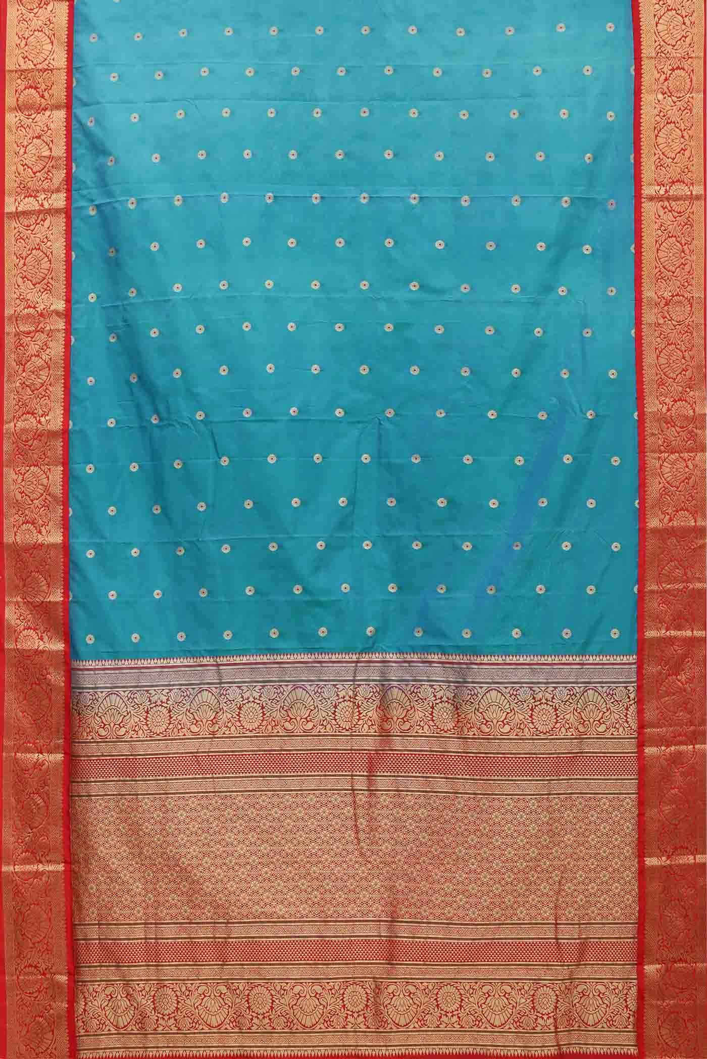 Blue Kanchipuram Silk Saree