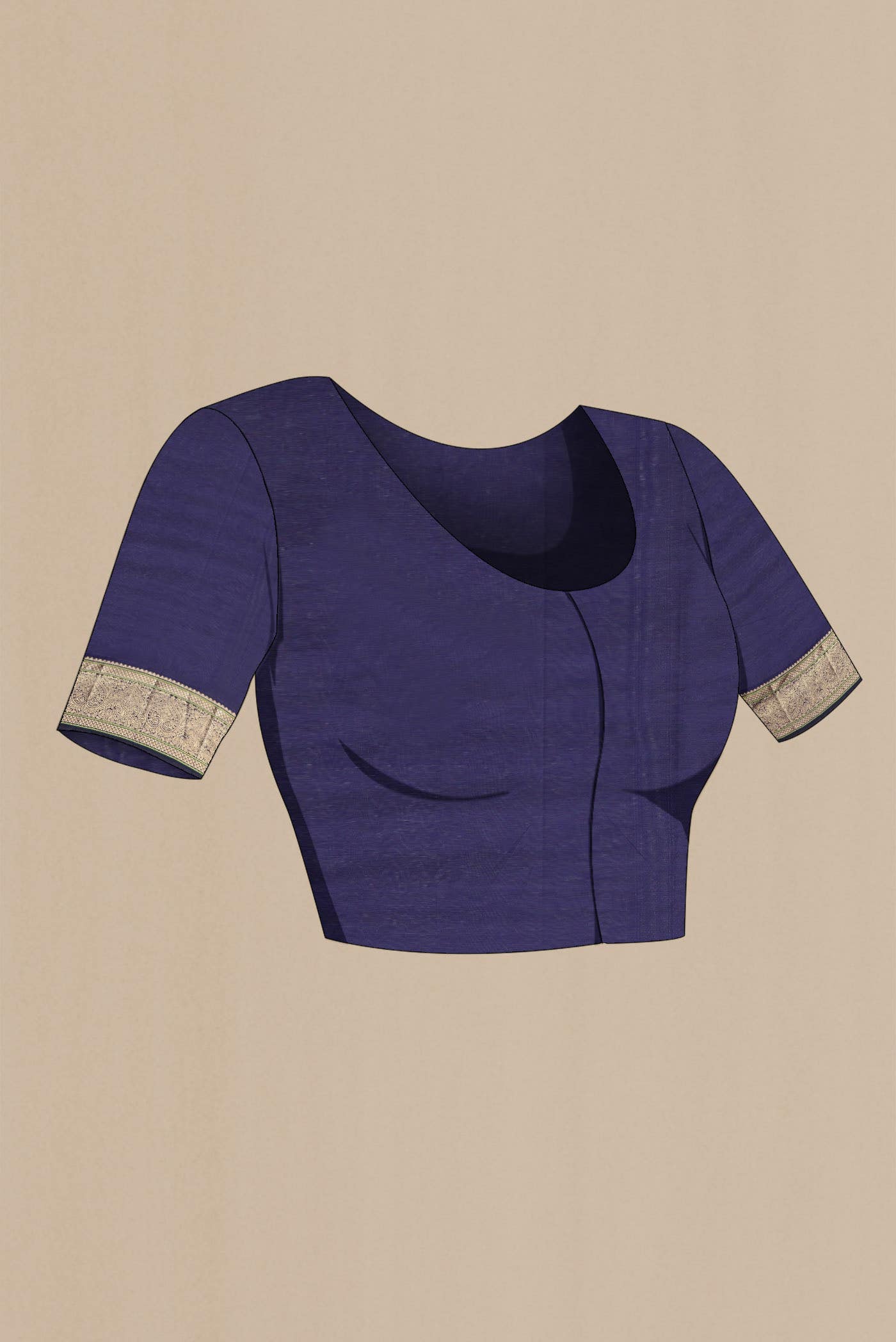 Blue Bangalore Silk Saree