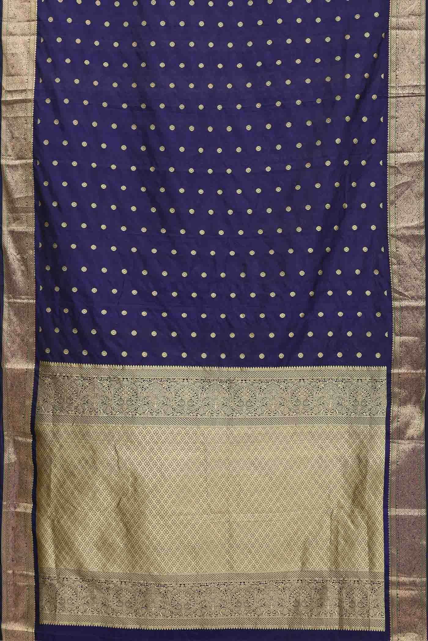 Blue Bangalore Silk Saree
