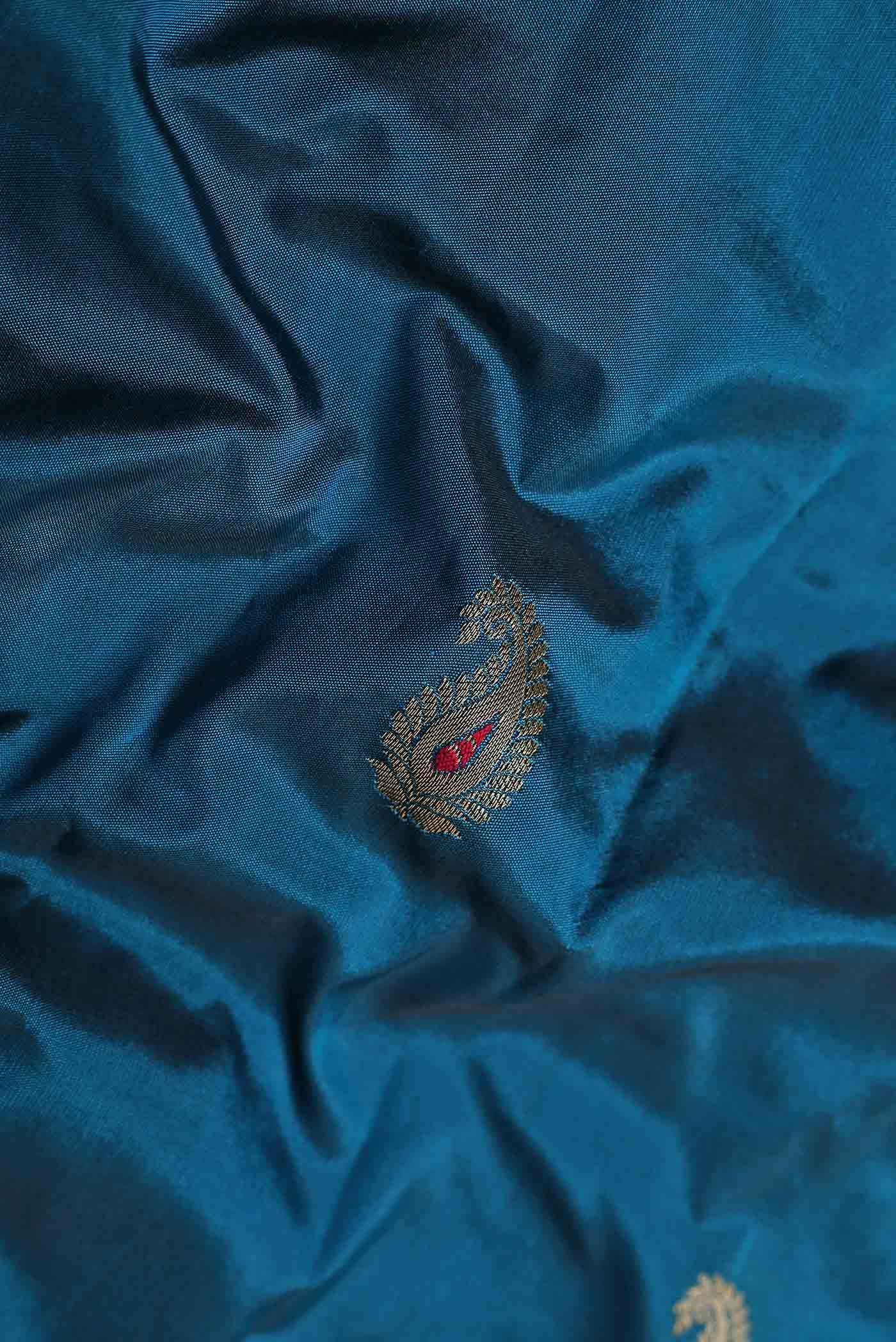 Blue Bangalore Silk Saree