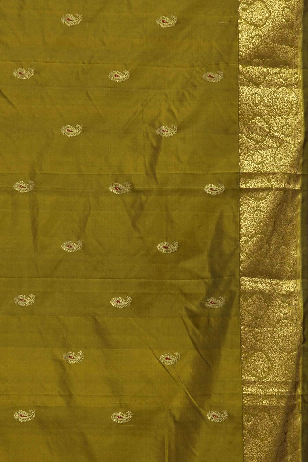 Green Bangalore Silk Saree