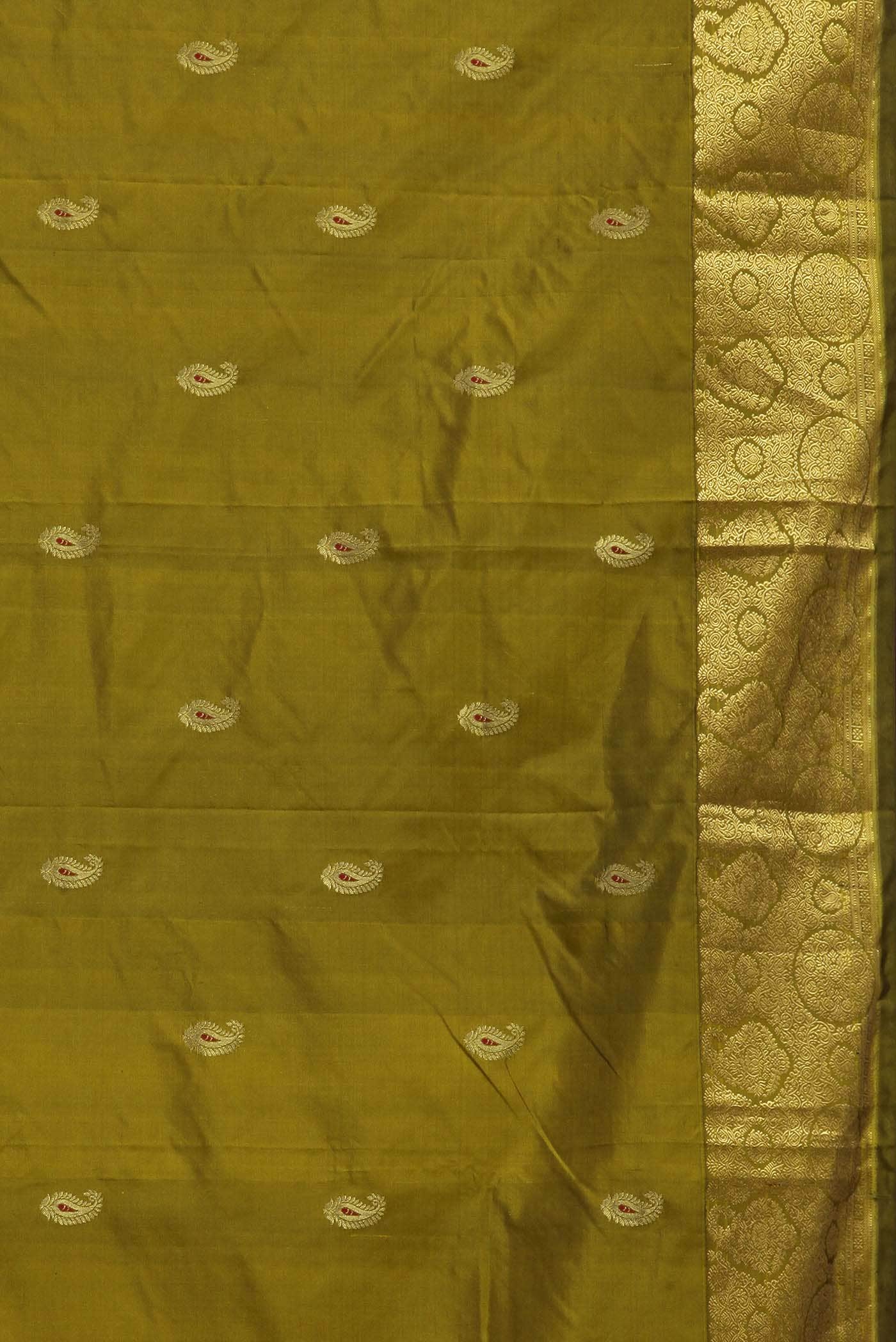 Green Bangalore Silk Saree