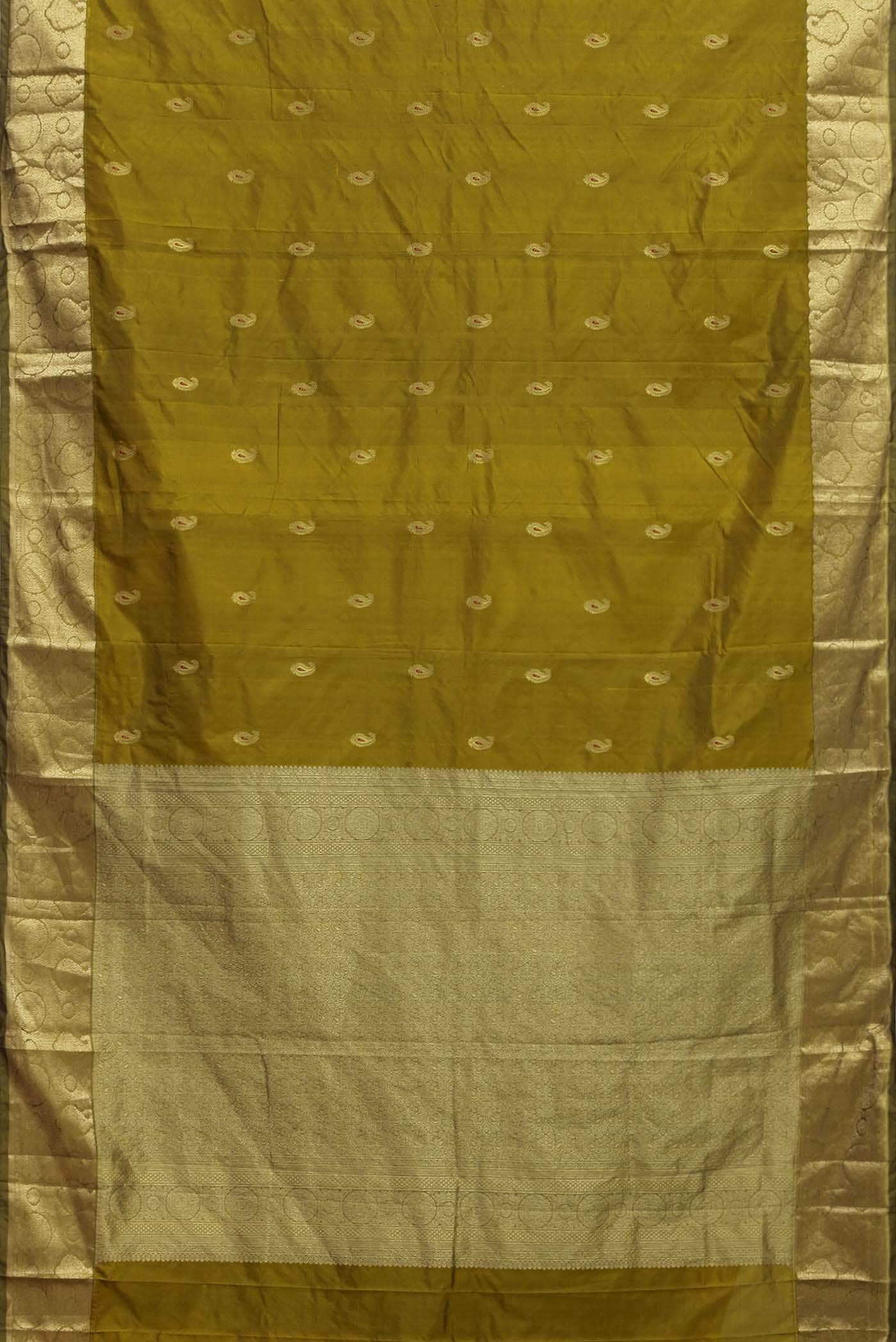 Green Bangalore Silk Saree