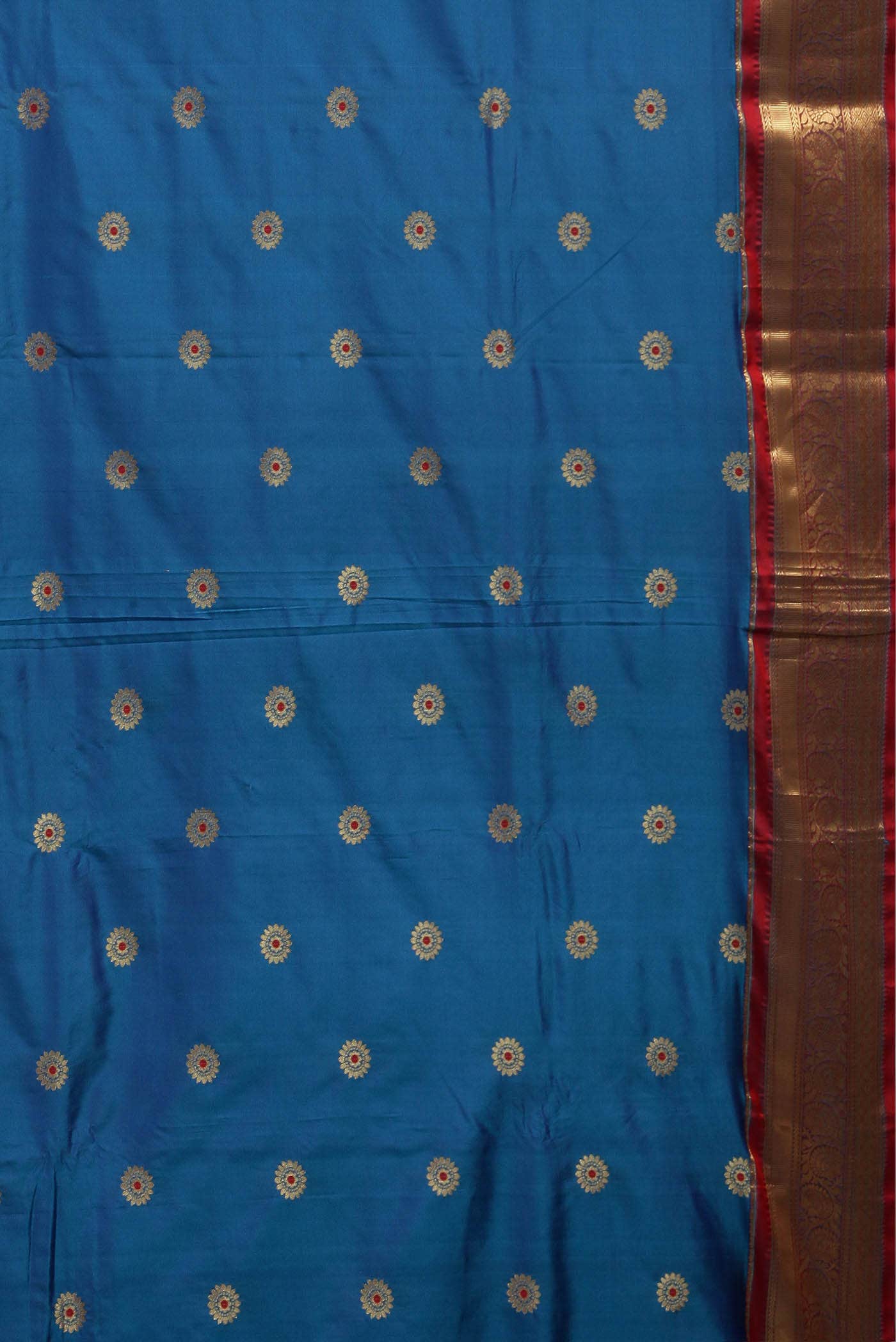 Blue Bangalore Silk Saree