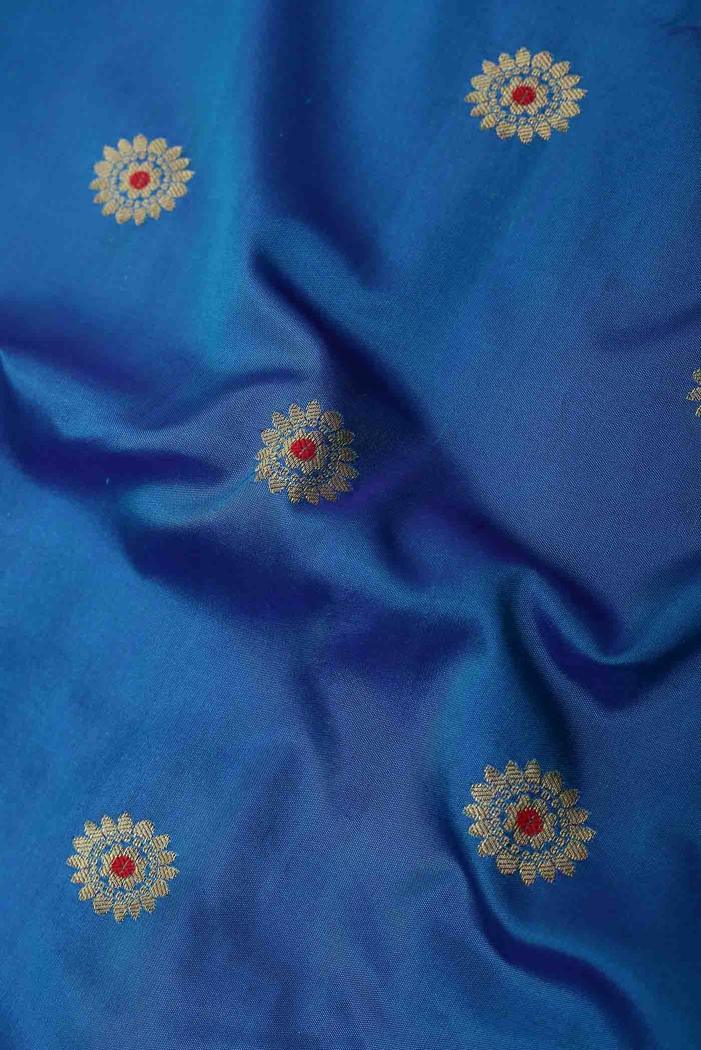 Blue Bangalore Silk Saree