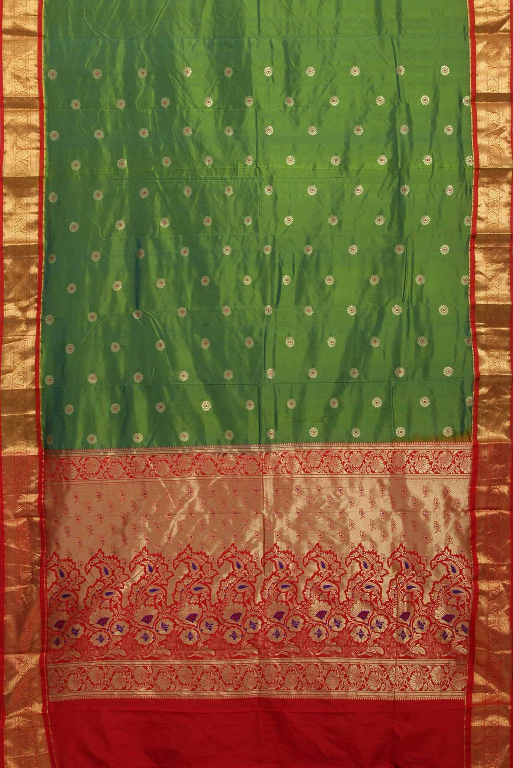 Green Bangalore Silk Saree