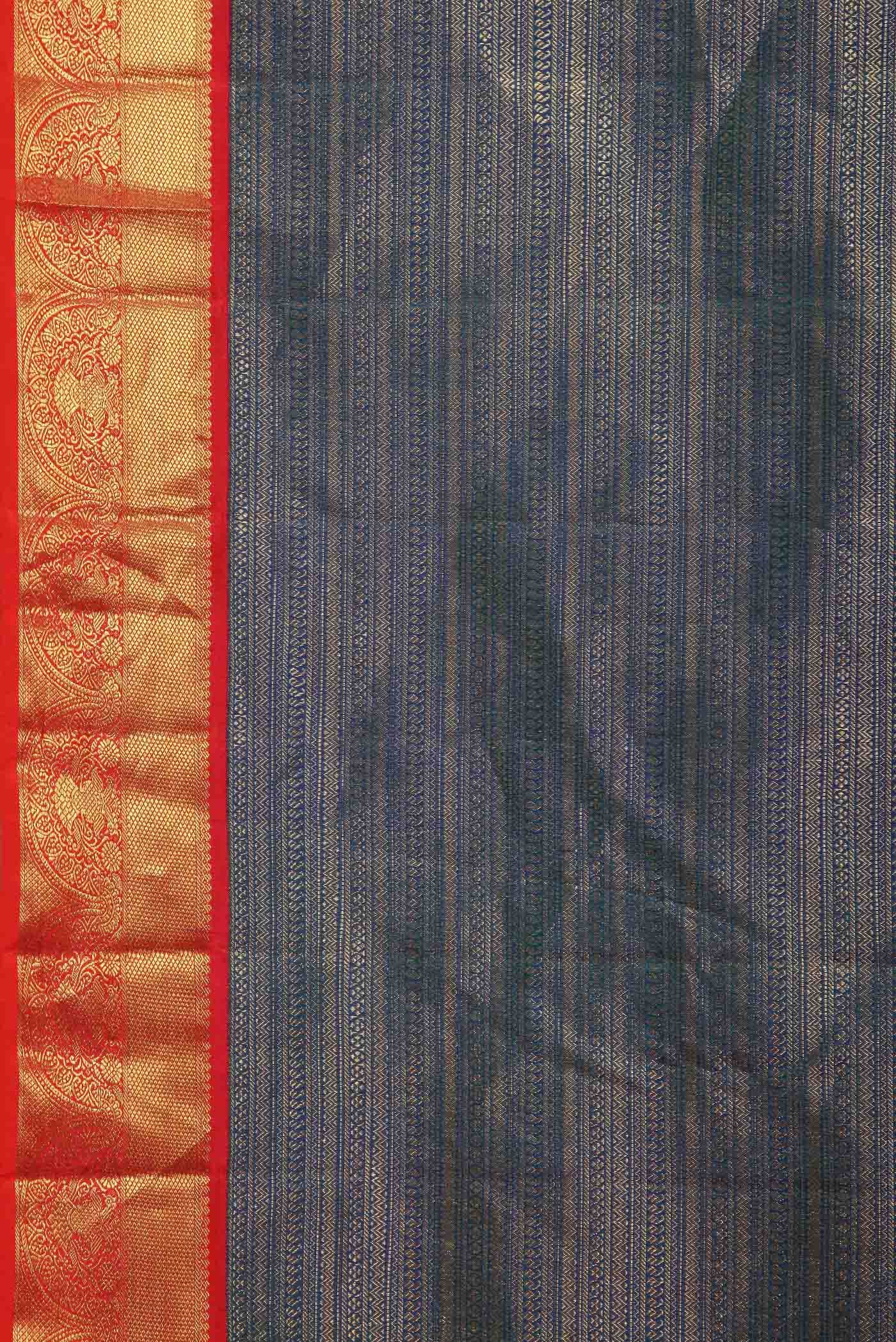 Blue Kanchipuram Silk Saree