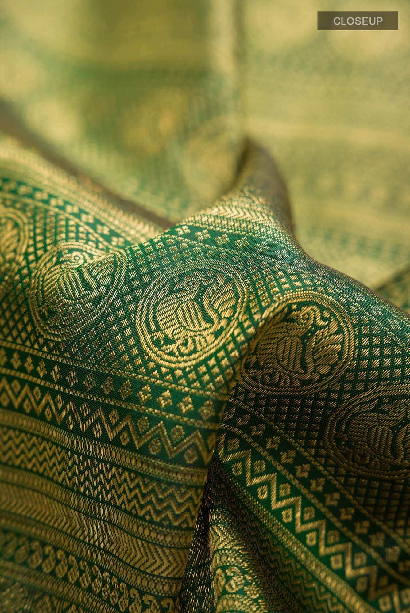 Green Kanchipuram Silk Saree