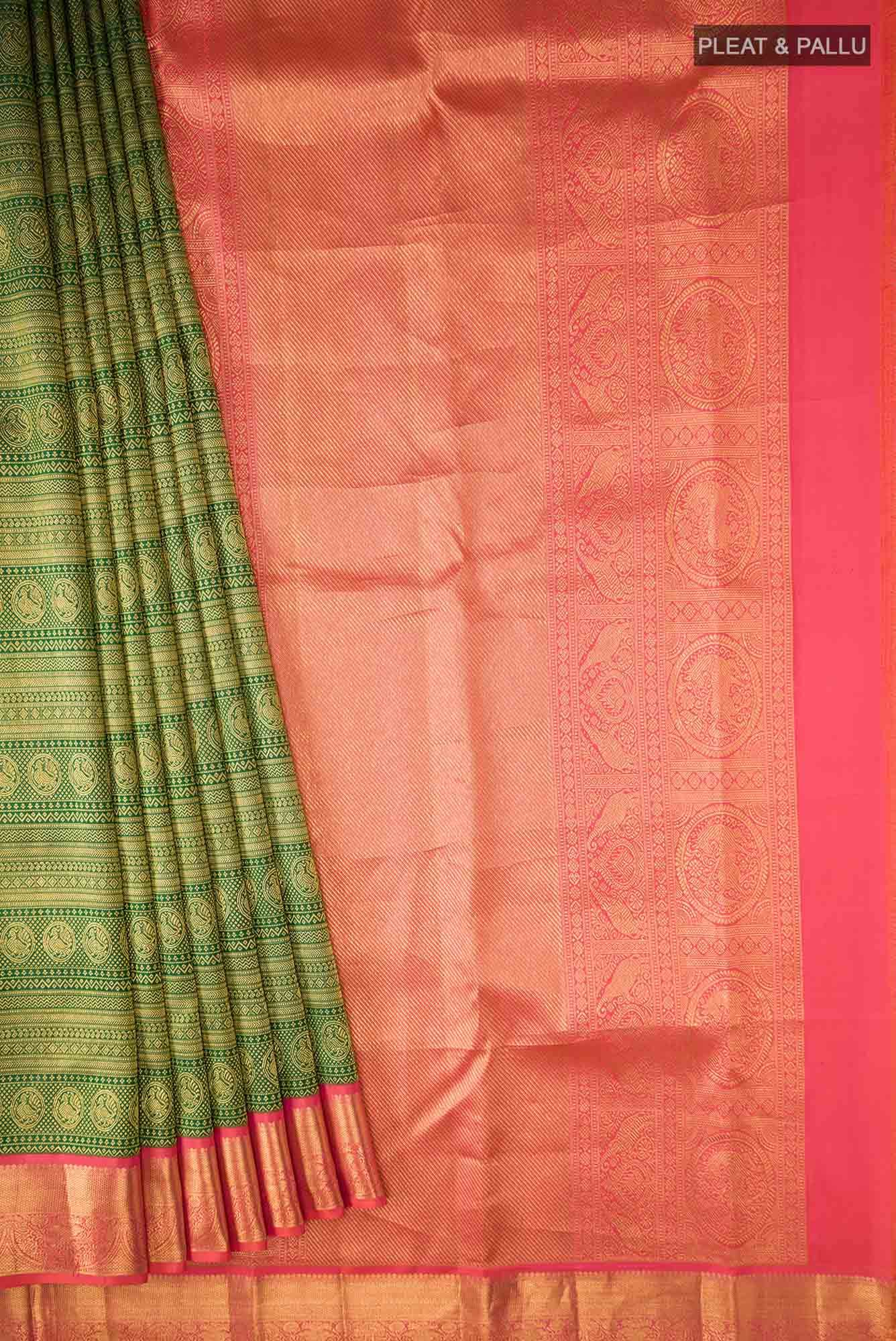 Green Kanchipuram Silk Saree