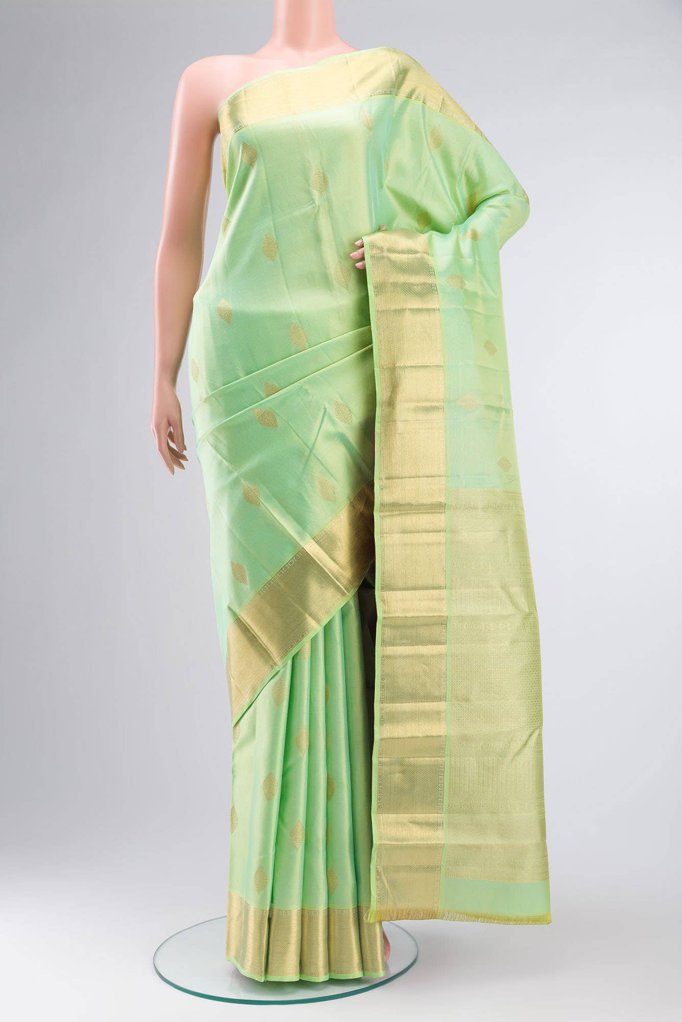 Green Kanchipuram Silk Saree