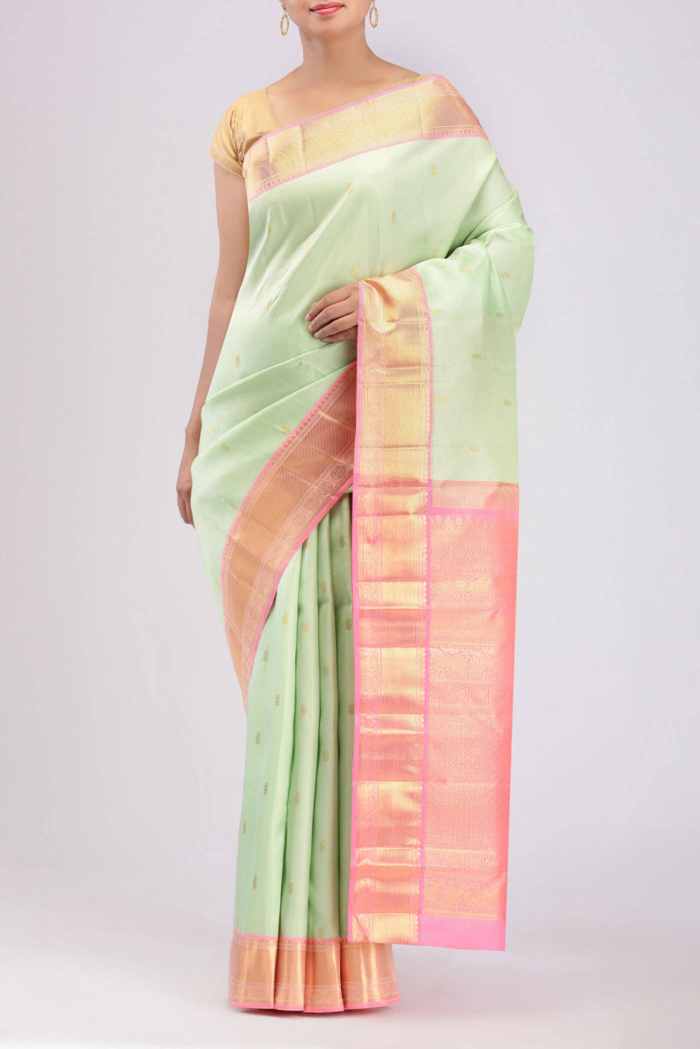 Green Kanchipuram Silk Saree