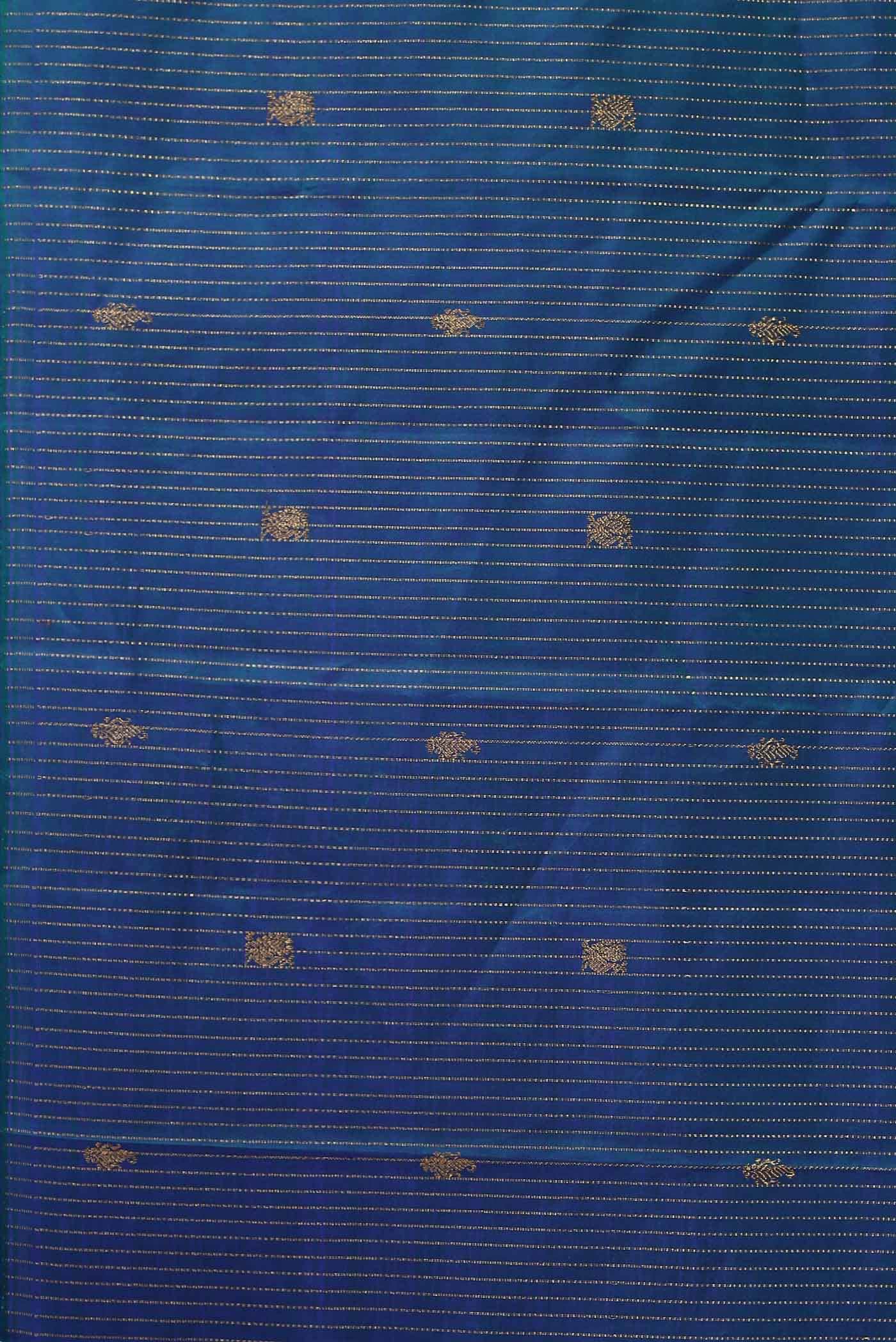 Blue Kanchipuram Silk Saree