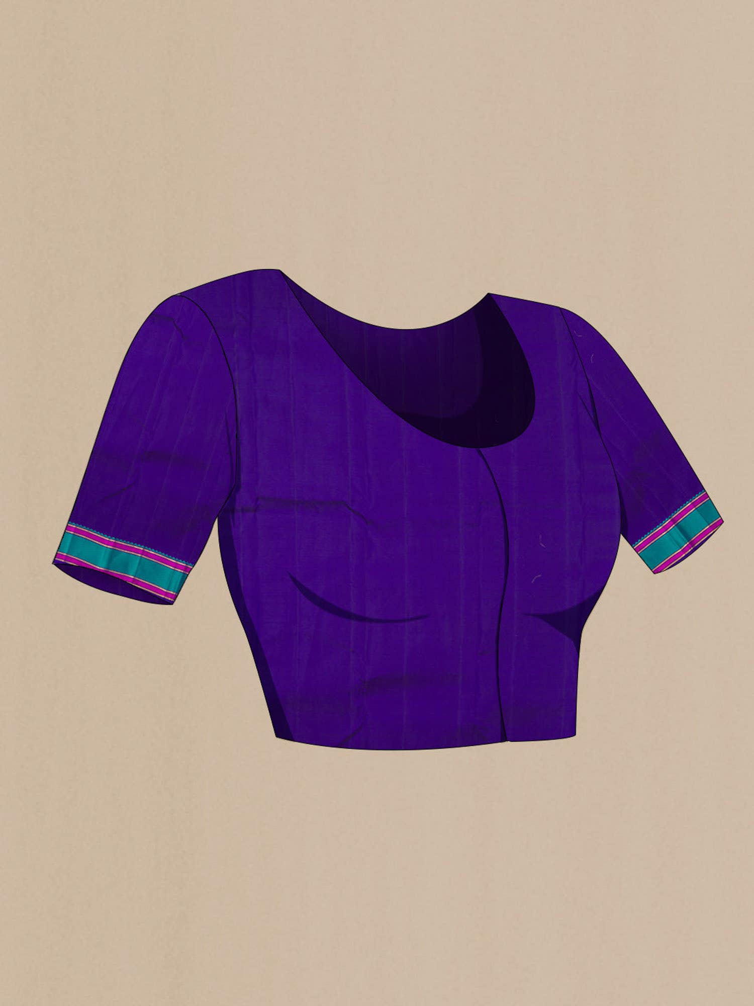 Blue Kanchipuram Silk Saree