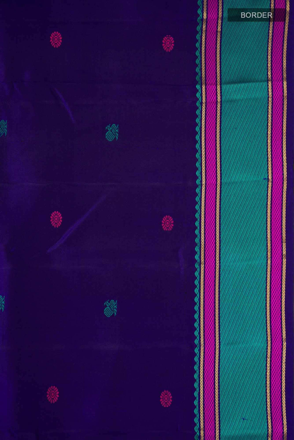Blue Kanchipuram Silk Saree