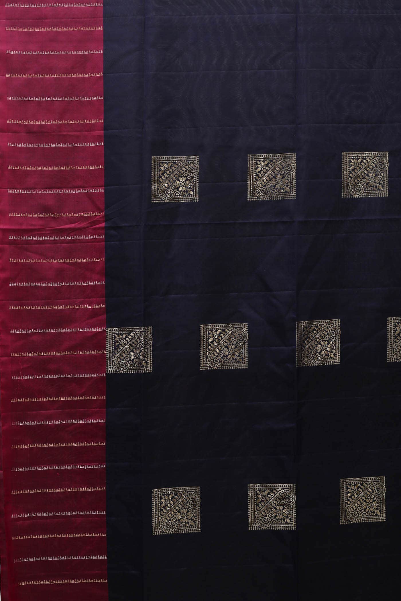 Navy Blue Soft Silk Saree