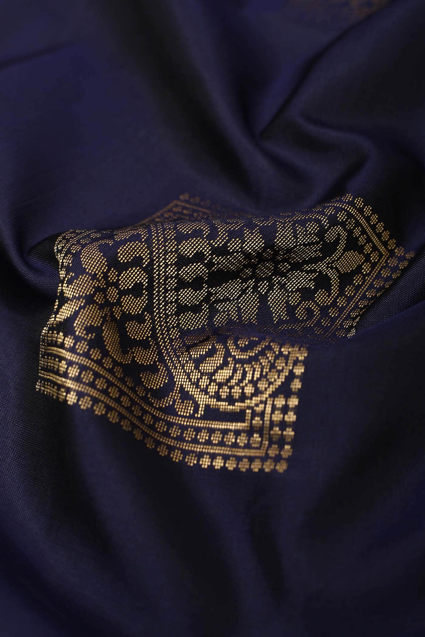 Navy Blue Soft Silk Saree