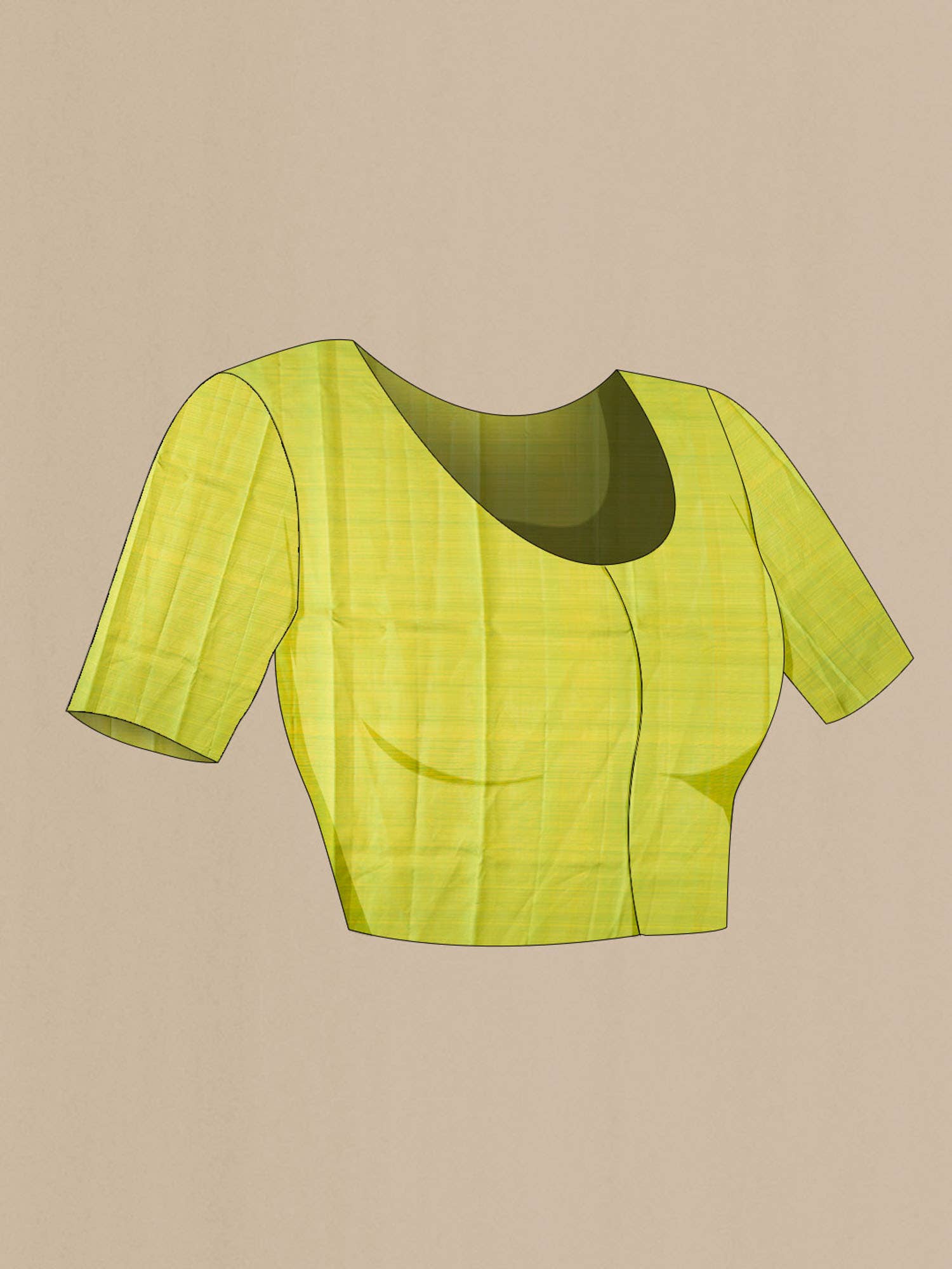 Yellow Kanchipuram Silk Saree