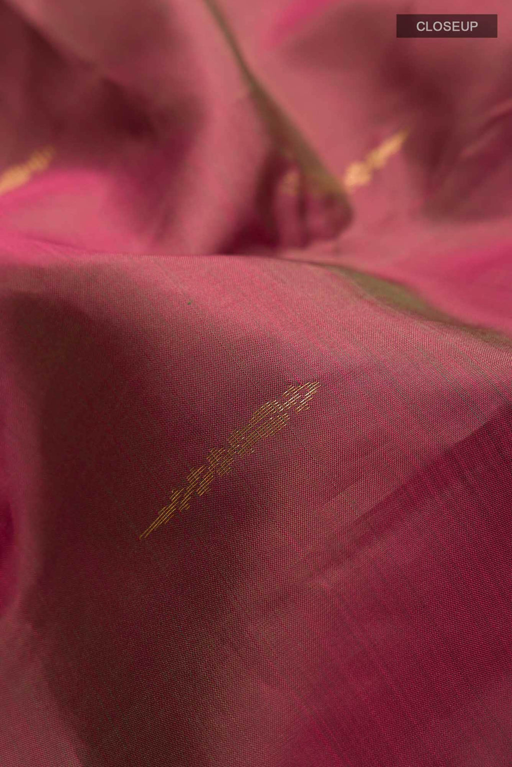 Green with Pink Dual Tone Kanchipuram Silk Saree