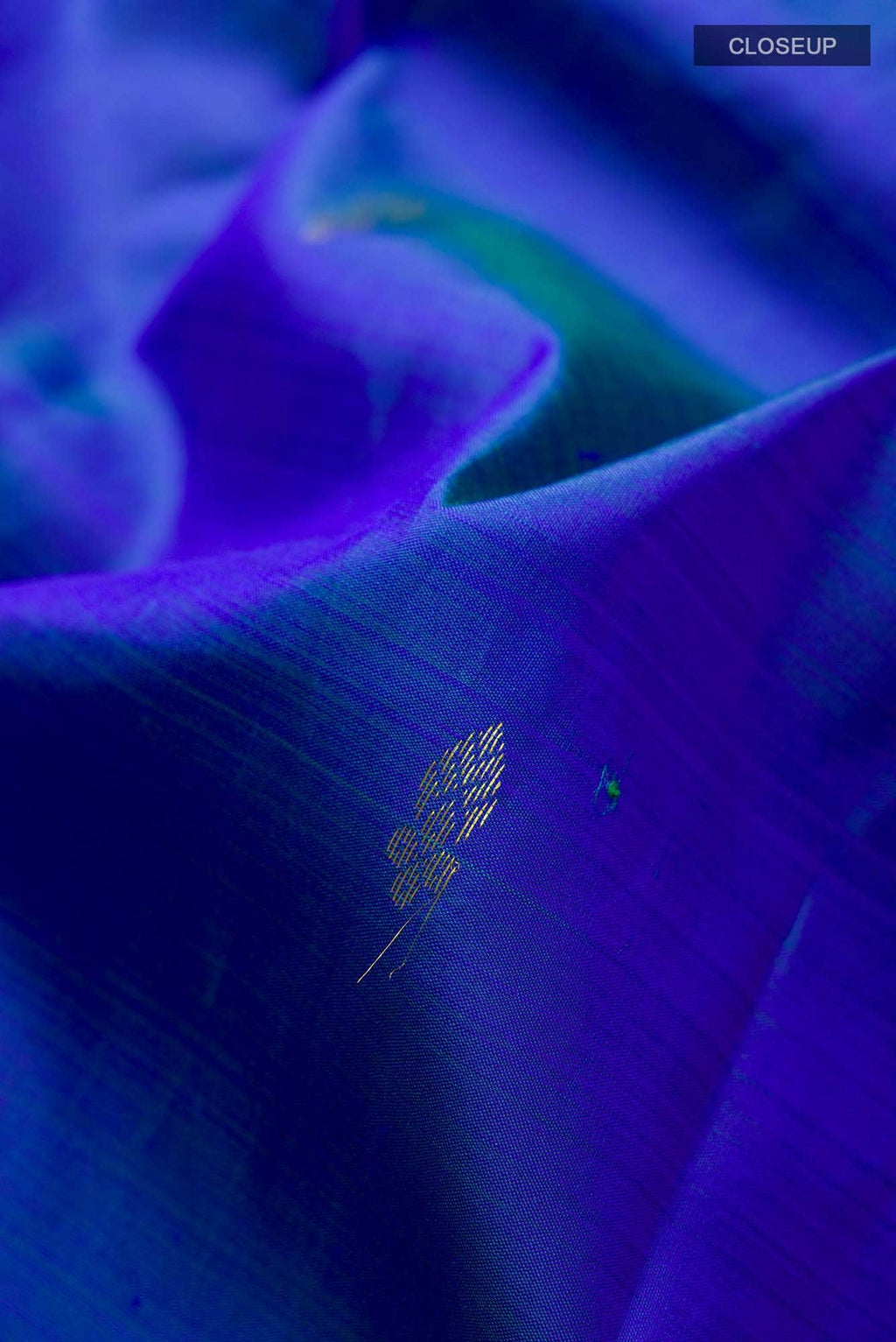 Blue Kanchipuram Silk Saree