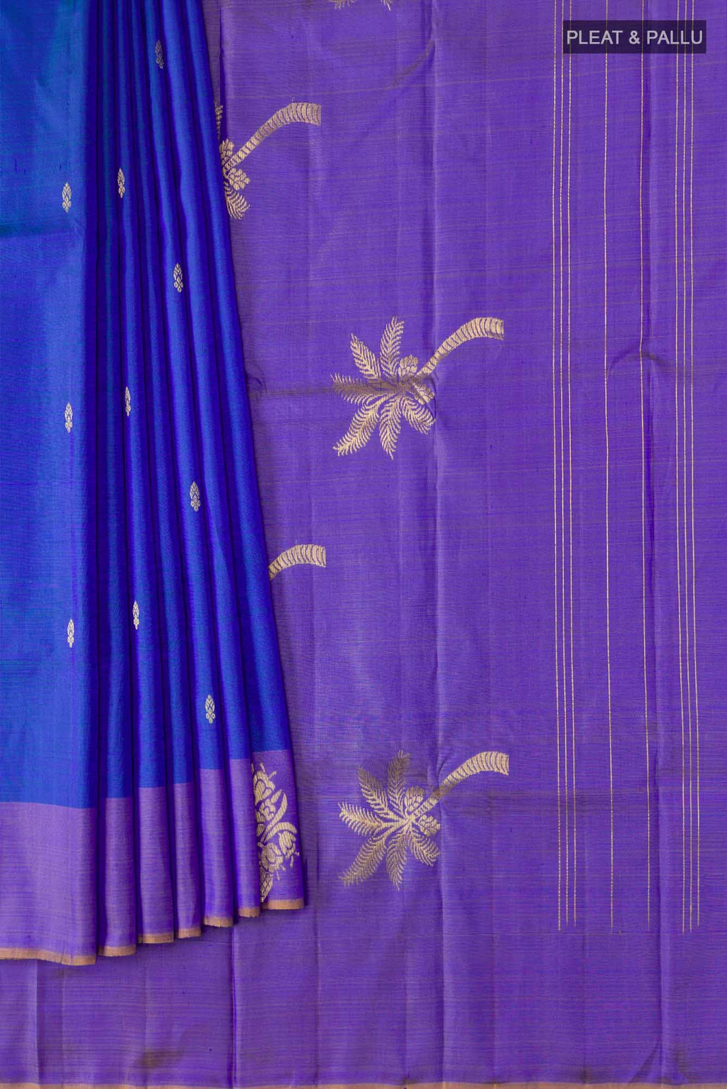 Blue Kanchipuram Silk Saree