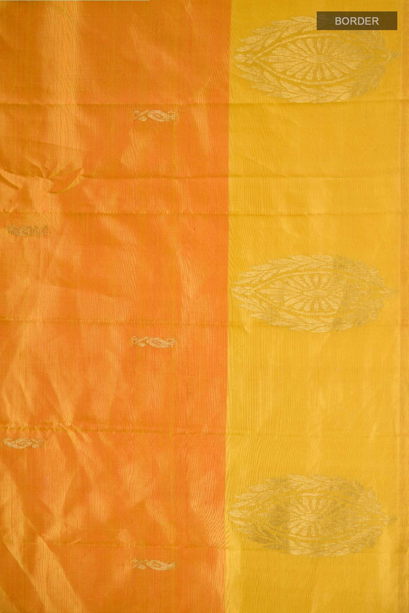 Yellow Kanchipuram Silk Saree