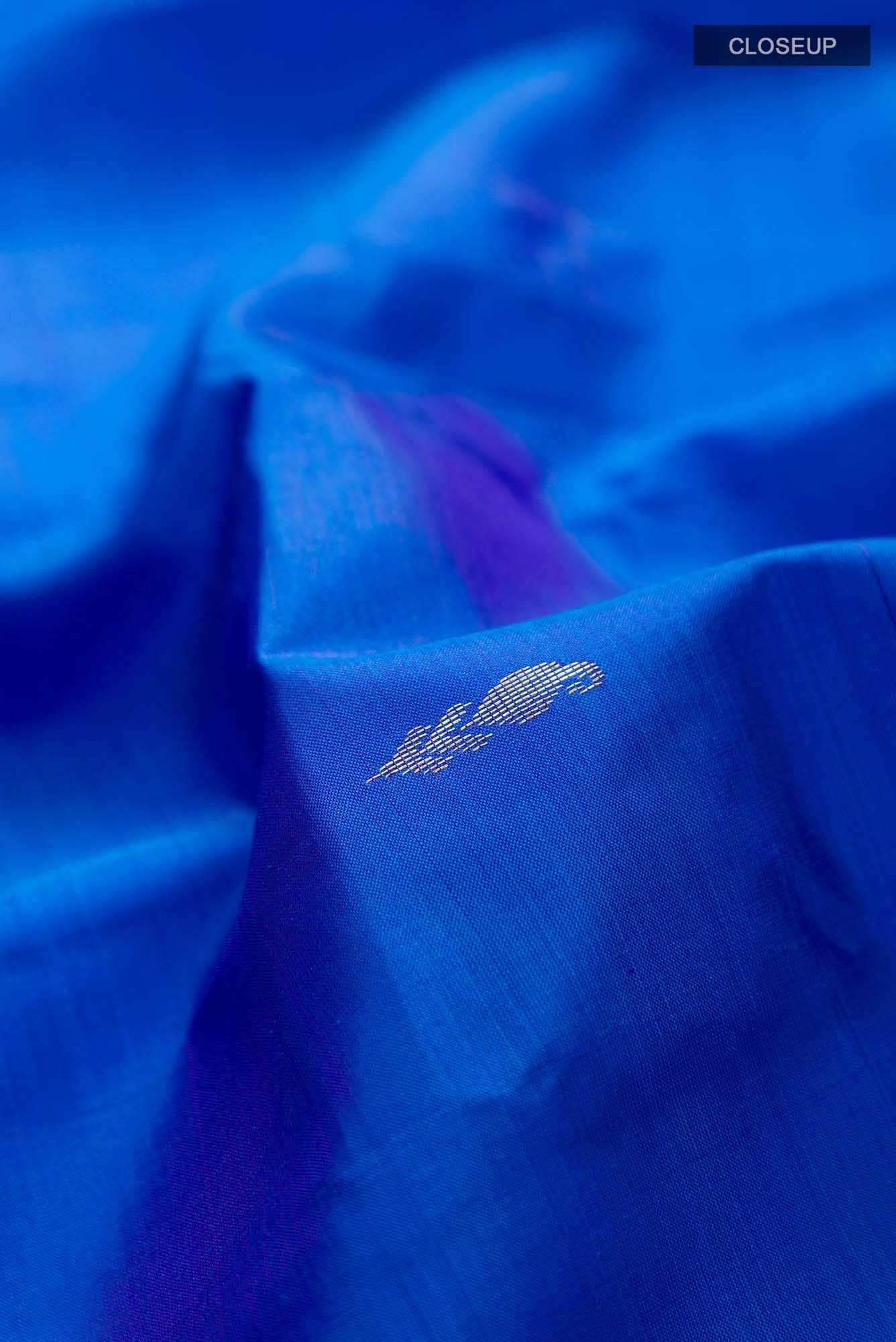 Blue Kanchipuram Silk Saree