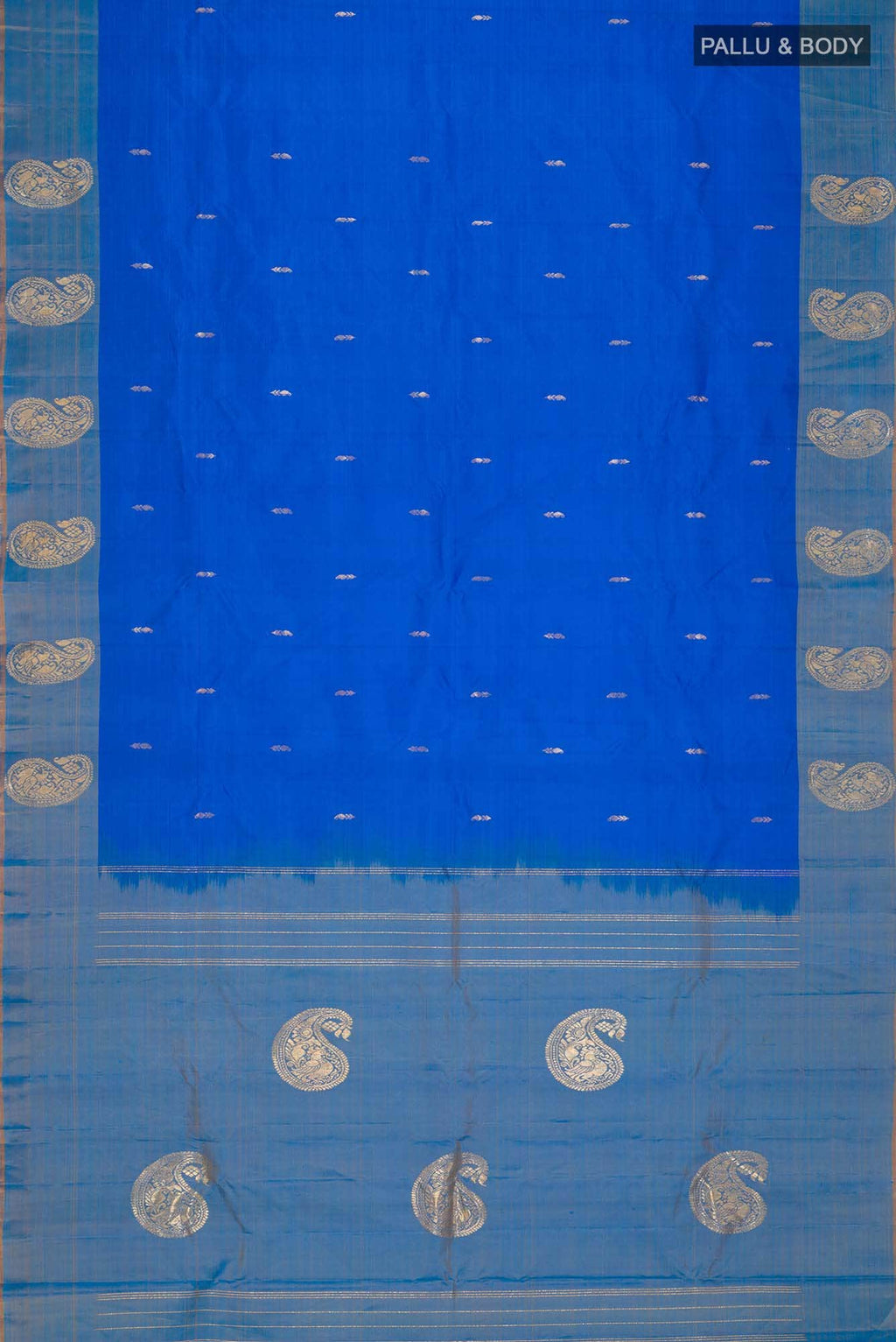 Blue Kanchipuram Silk Saree