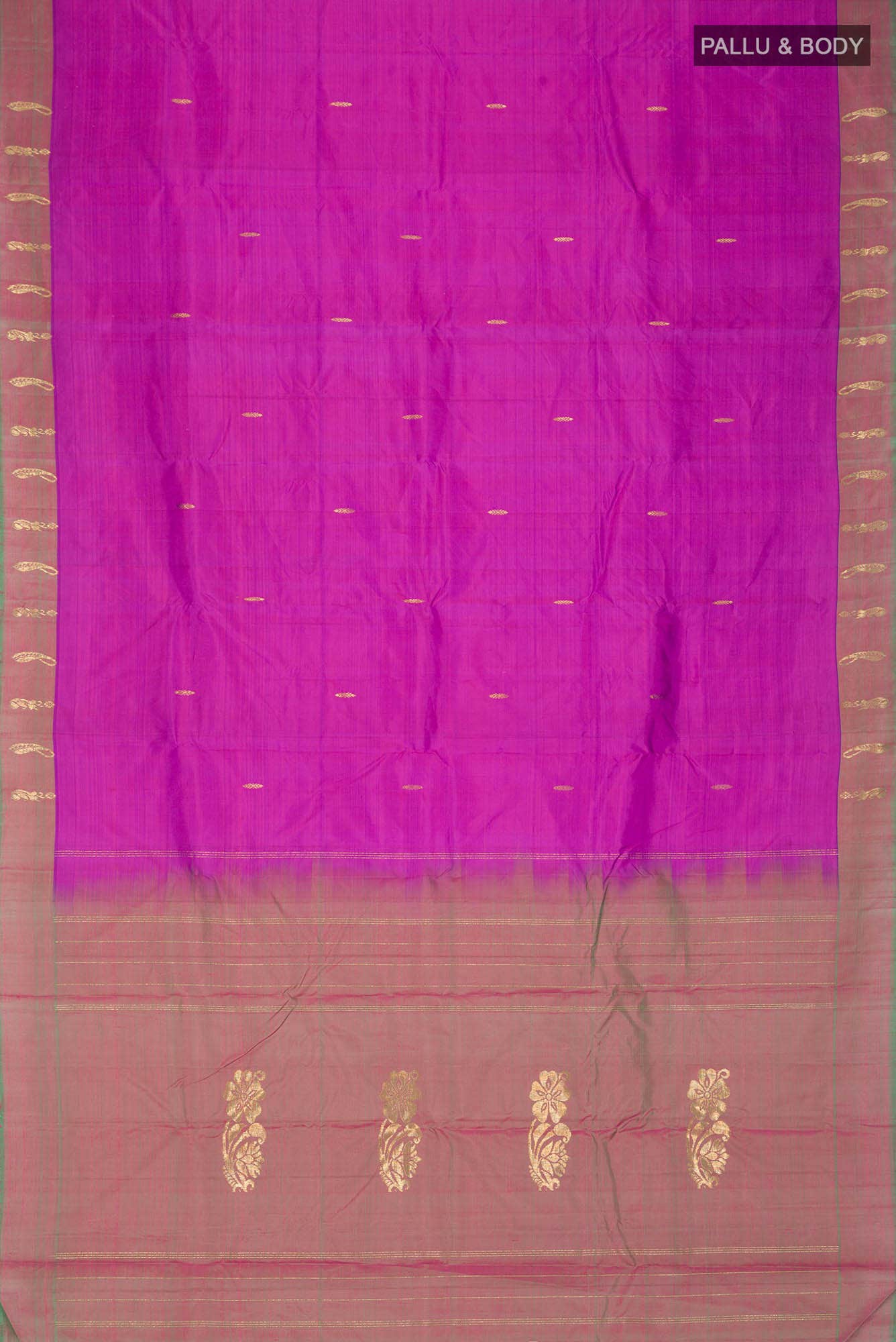 Purple Kanchipuram Silk Saree