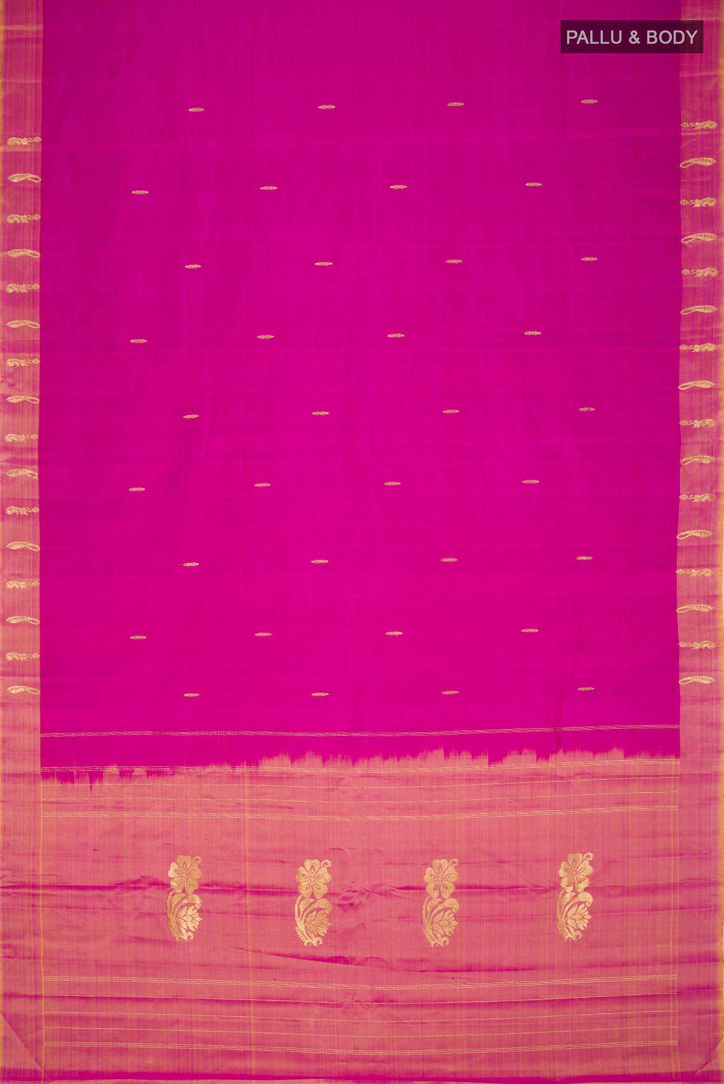 Pink Kanchipuram Silk Saree