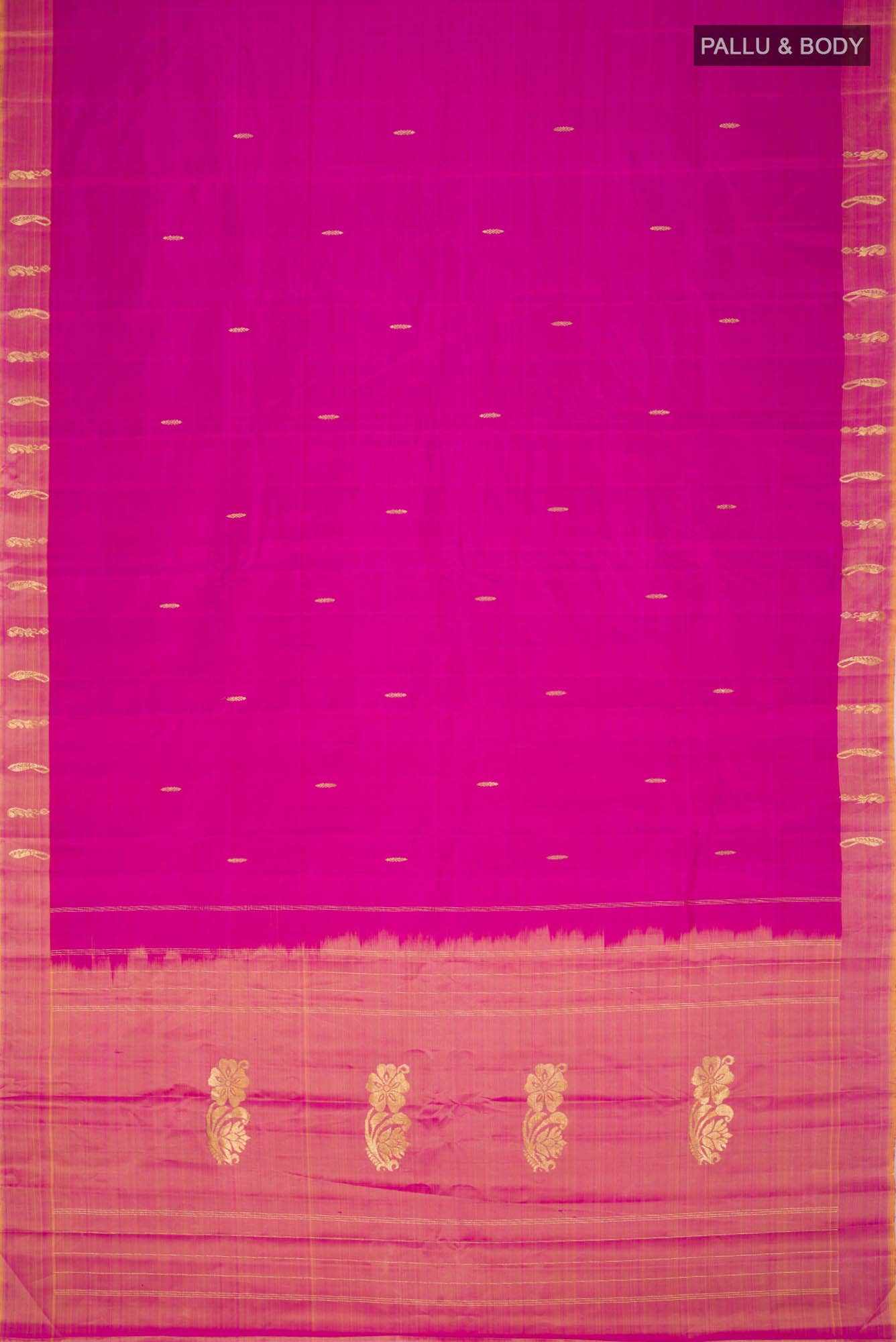 Pink Kanchipuram Silk Saree