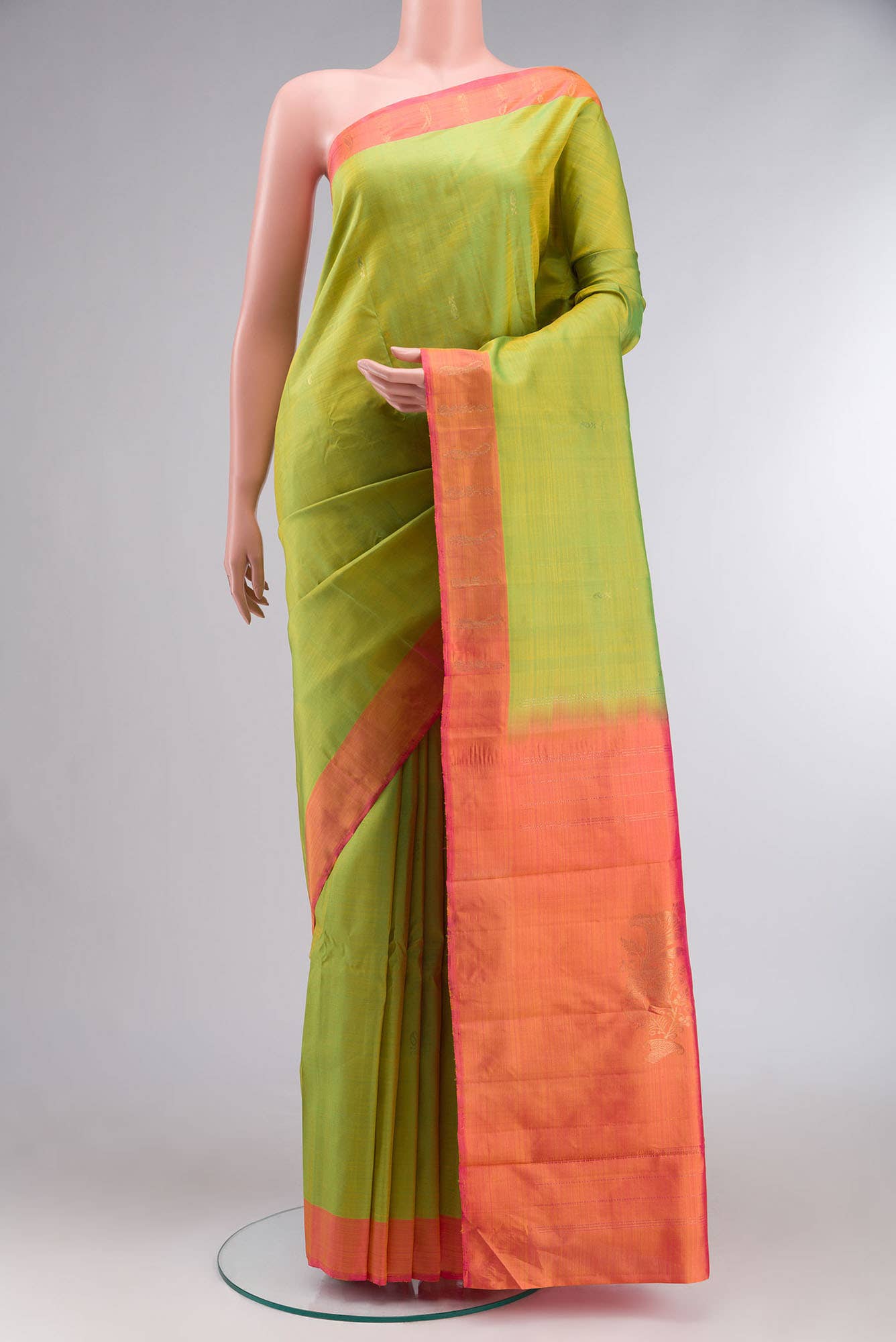 Green Kanchipuram Silk Saree