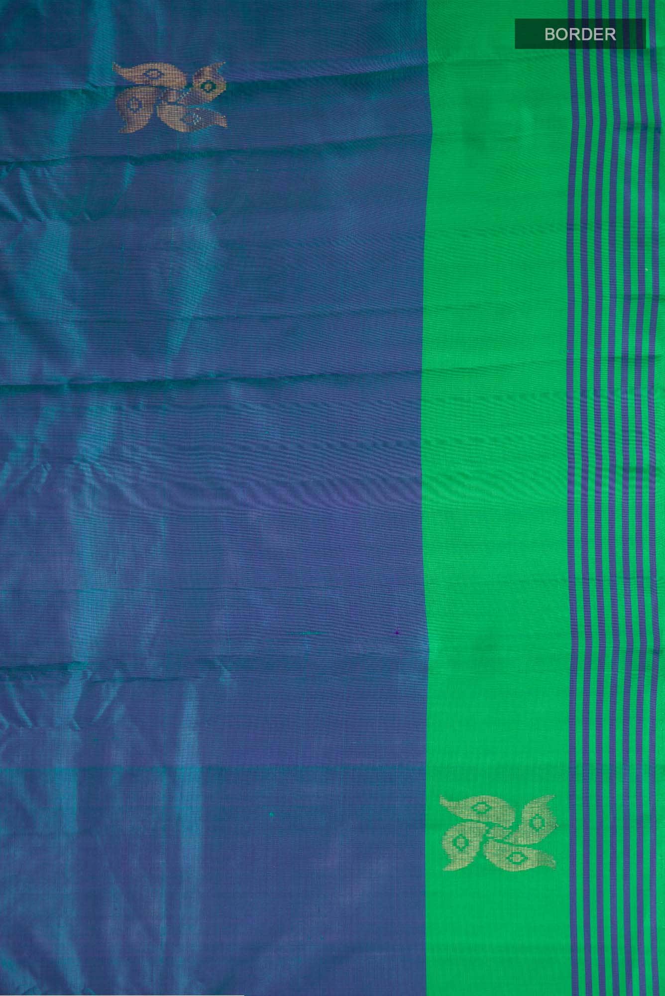 Blue Kanchipuram Silk Saree