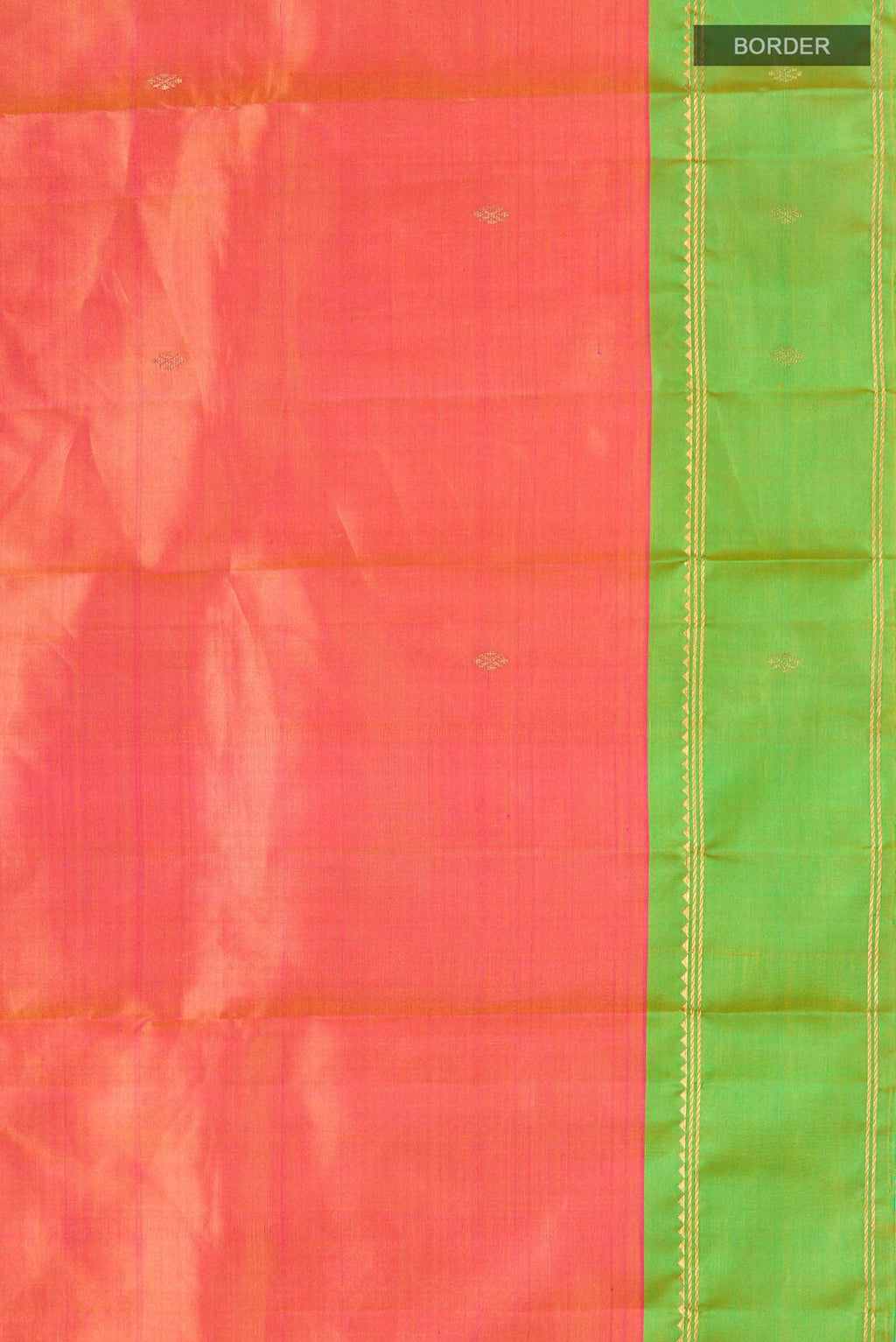 Orange Kanchipuram Silk Saree