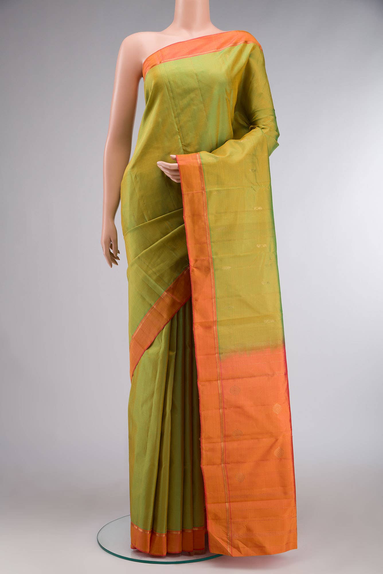Green Kanchipuram Silk Saree